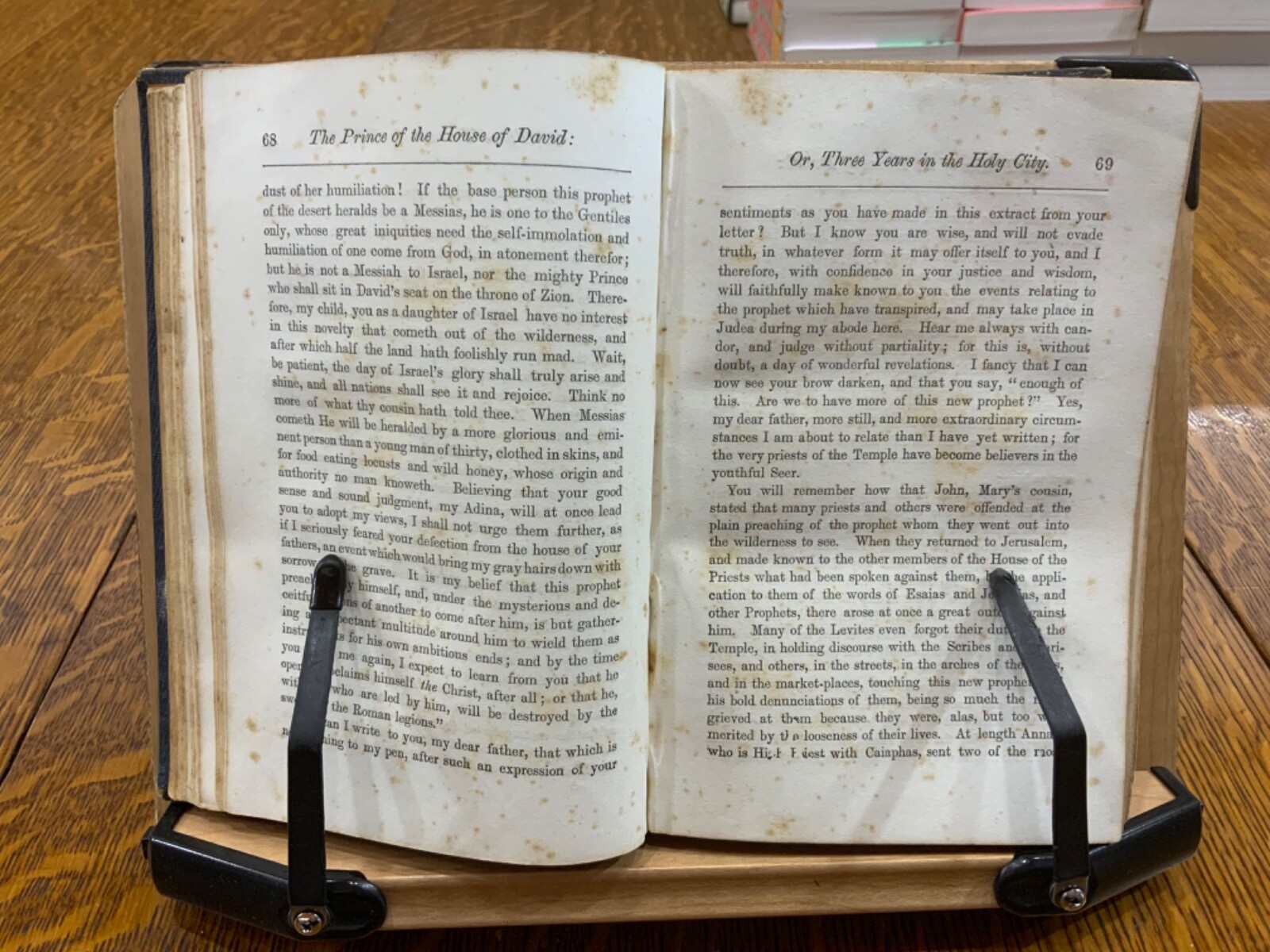 1856 The Prince of the House of David, Joseph H. Ingraham, Revised Edition
