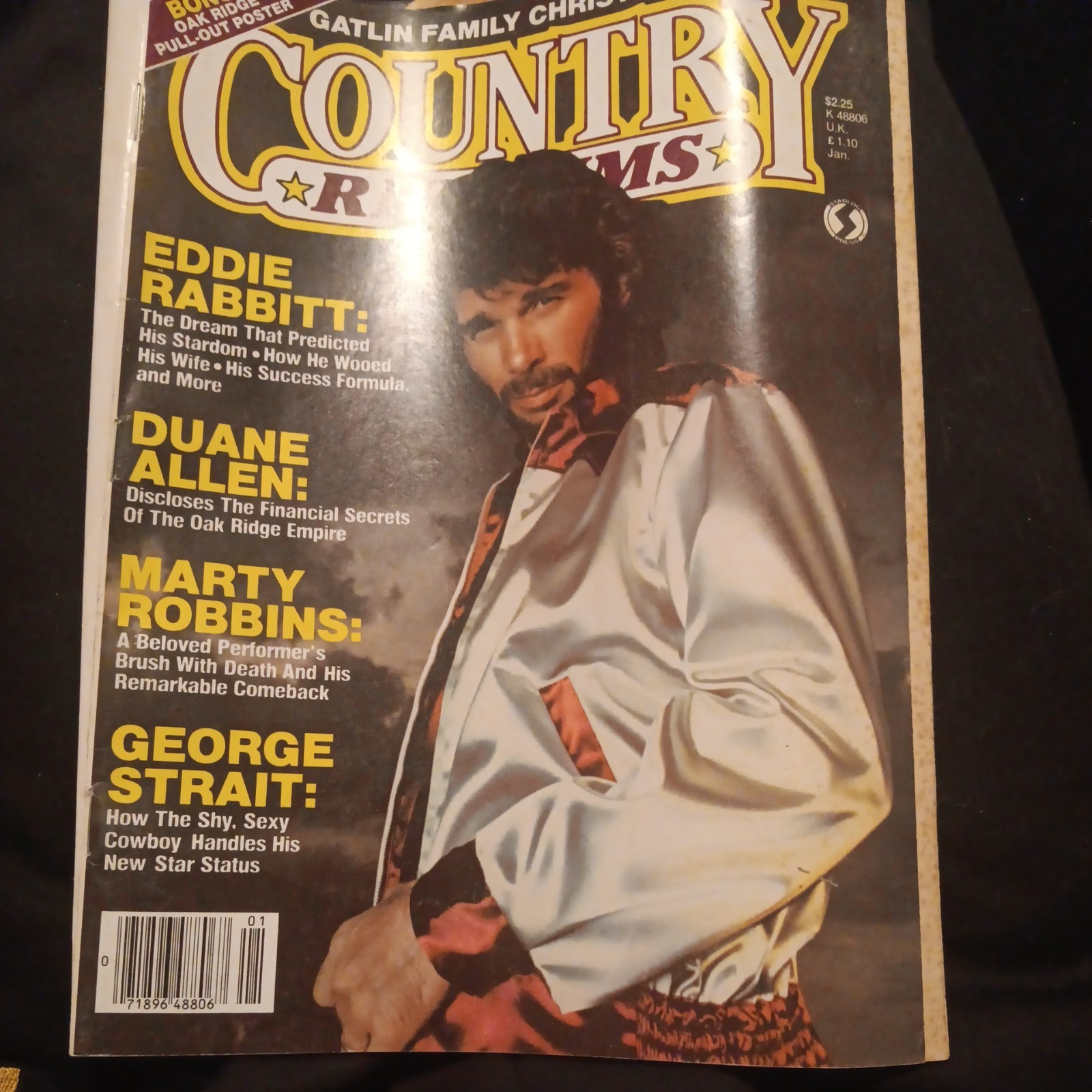 RARE COUNTRY RHYTHMS MAGAZINE january 1983 No12 GATLIN FAMILY CHRISTMAS PORTRAIT