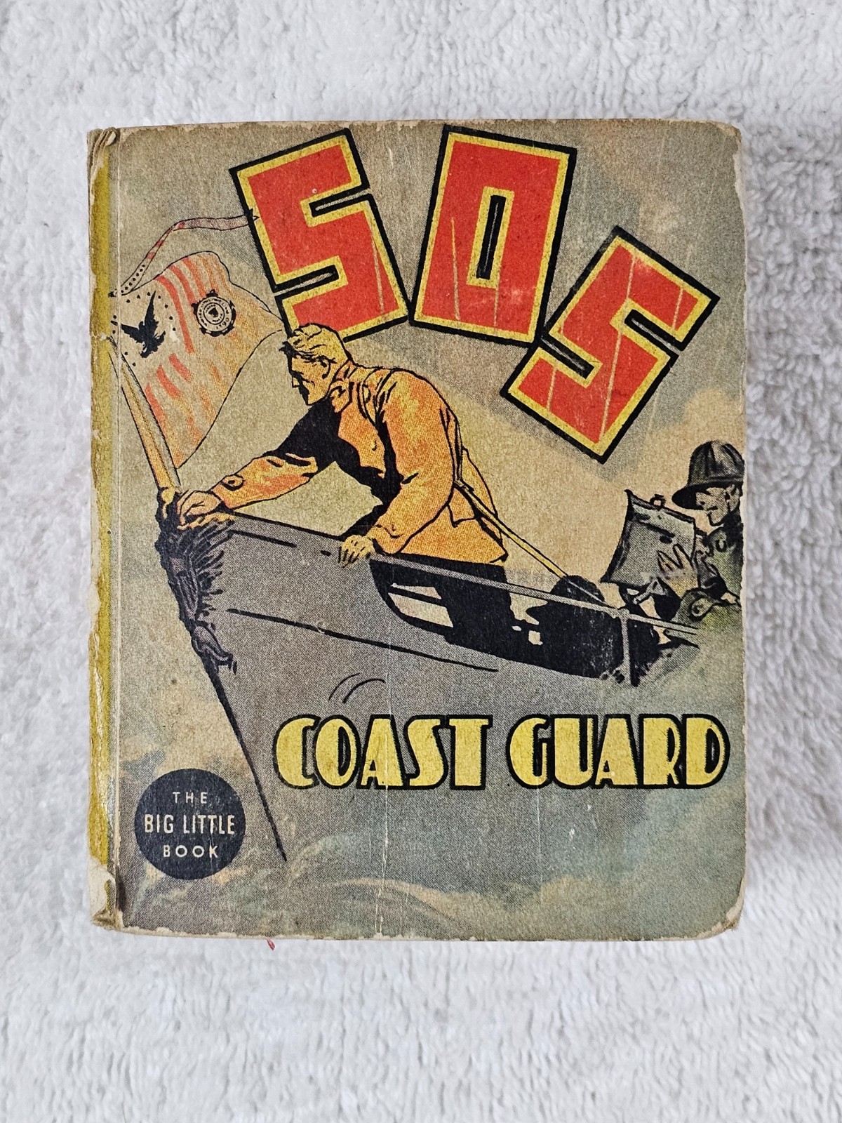 1936 SOS Coast Guard Big Little Book Whitman FIRST EDITION Pre-WWII
