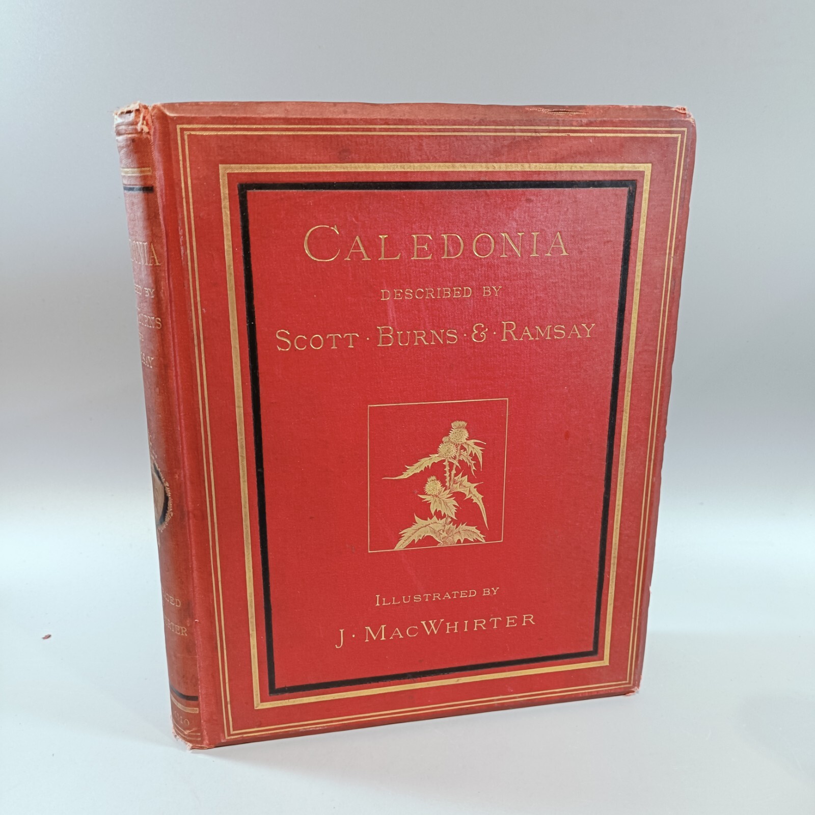Caledonia Scott Burns & Ramsay Illustrated Poetry 1878 William P Nimmo Book