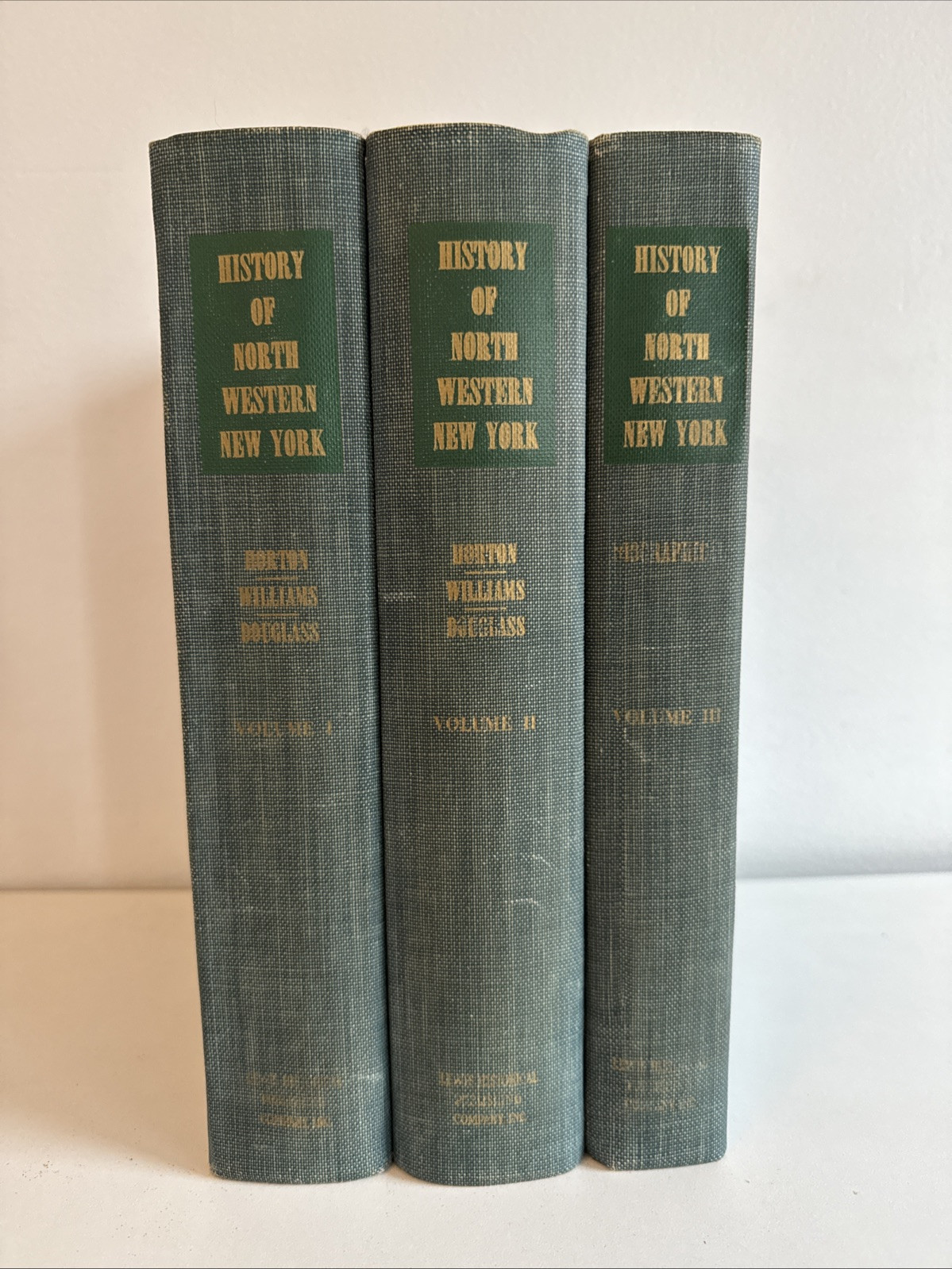 History of North Western New York – 3 Vol. Set – 1947 – Buffalo Niagara NY HC