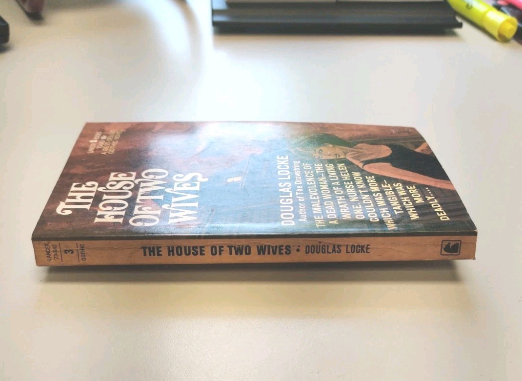 The House Of Two Wives by Douglas Locke, Lancer Gothic Suspense, Mystery, Murder