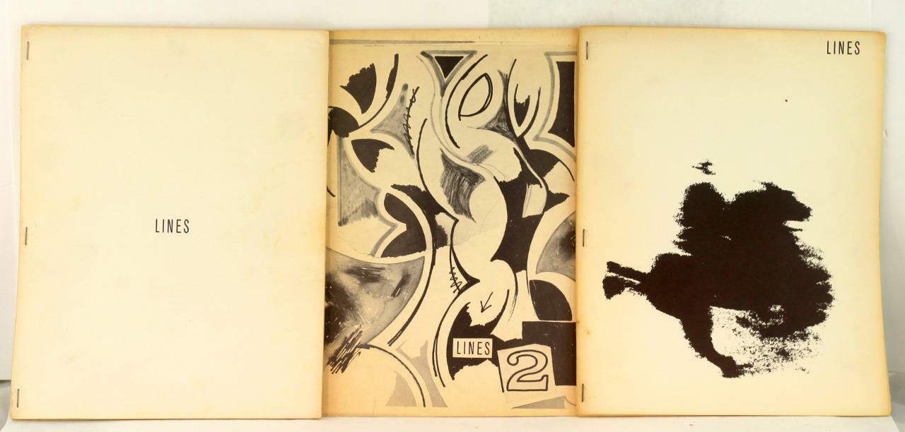 Aram Saroyan Lines No 2 No 4 No 6 New York School Concrete Poetry Magazine