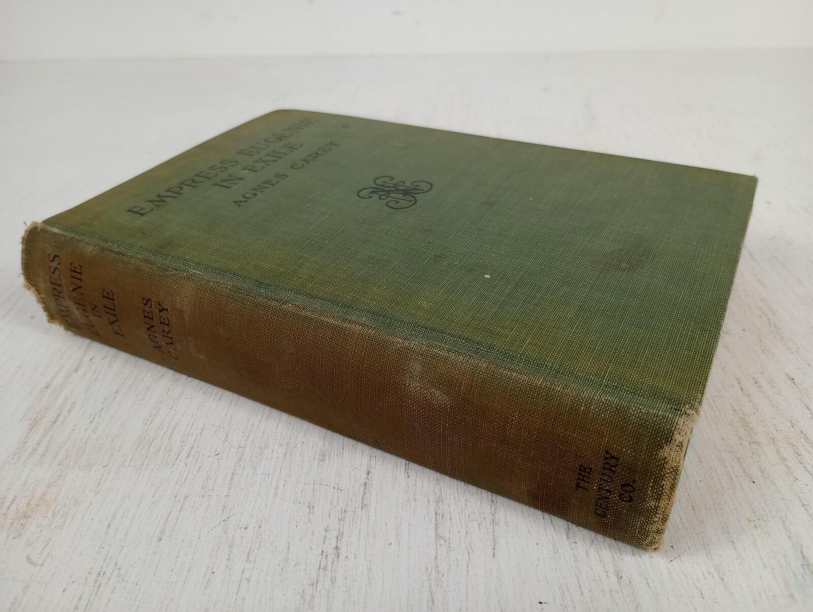 Empress Eugenie in Exile +French (Hardcover x2 1920 Print Antique) Agnes Carey