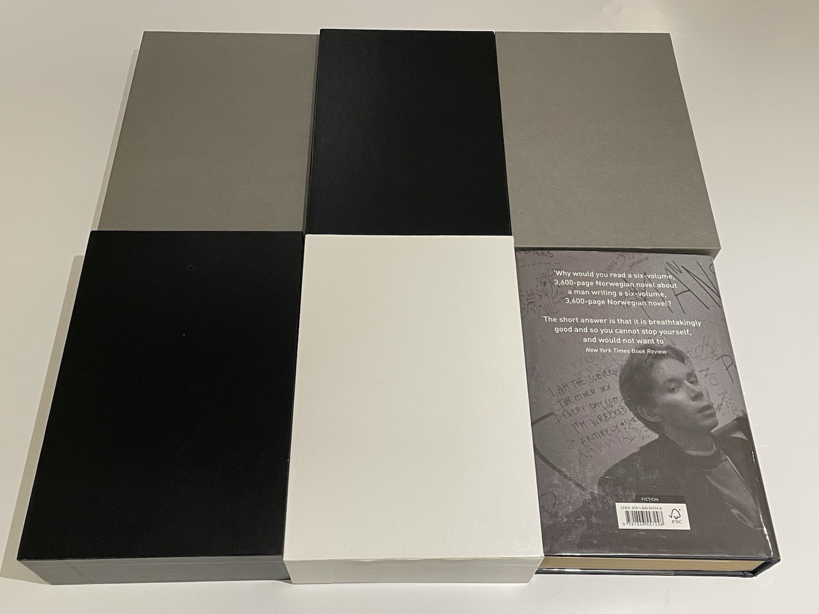 My Struggle, Karl Ove Knausgaard, Complete Set 1st Editions SIGNED Slipcase