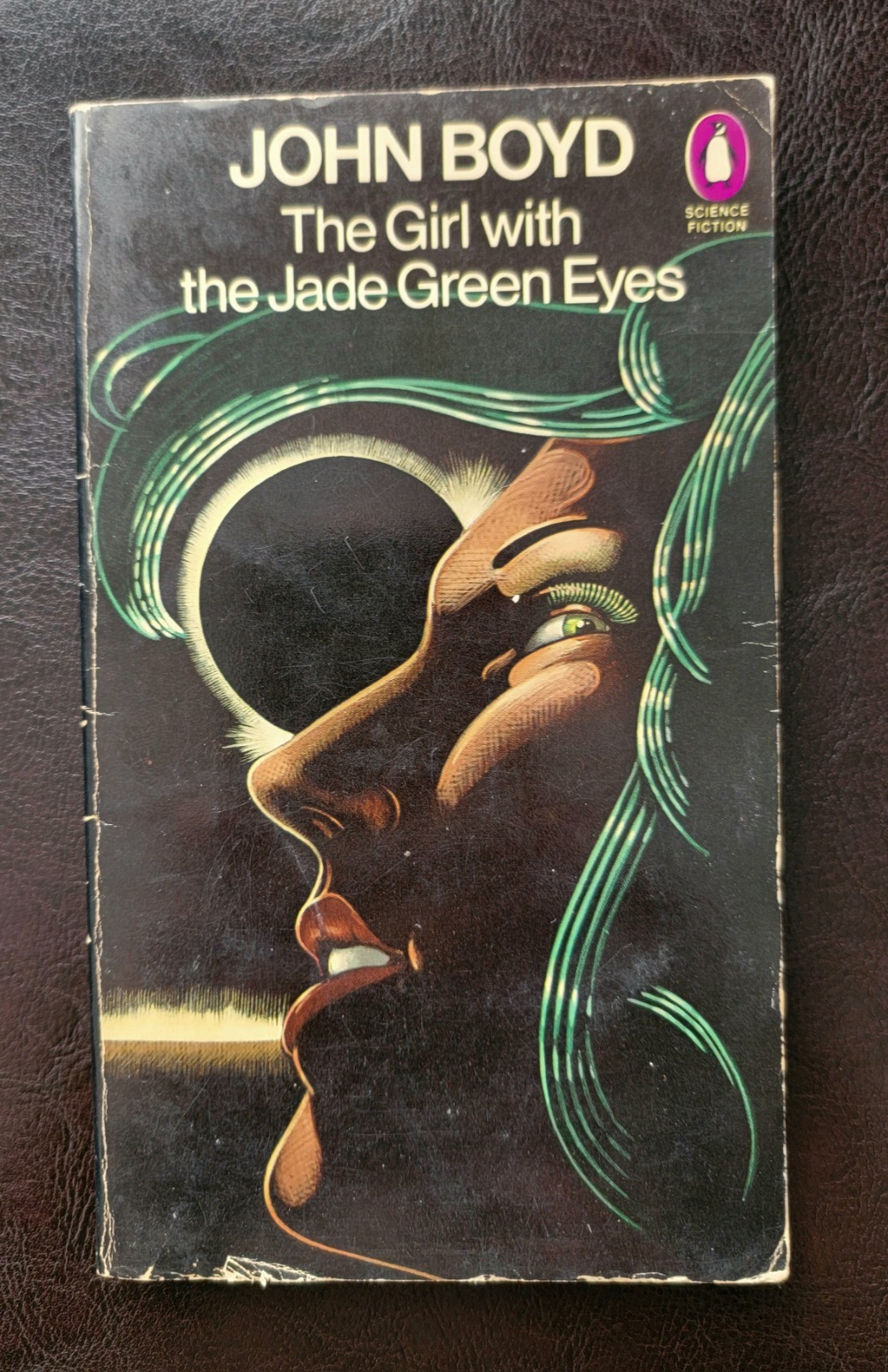 The Girl With The Jade Green Eyes John Boyd Penguin 1st PB 1979 Peter Cross art
