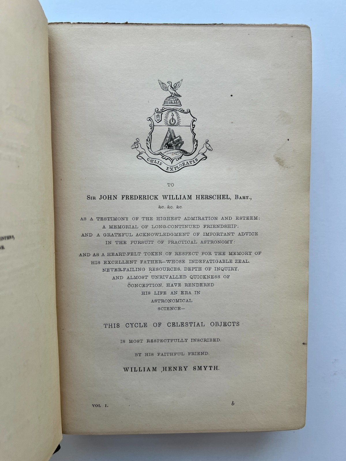 A Cycle of Celestial Objects William H Smythe FIRST EDITION Vol 1