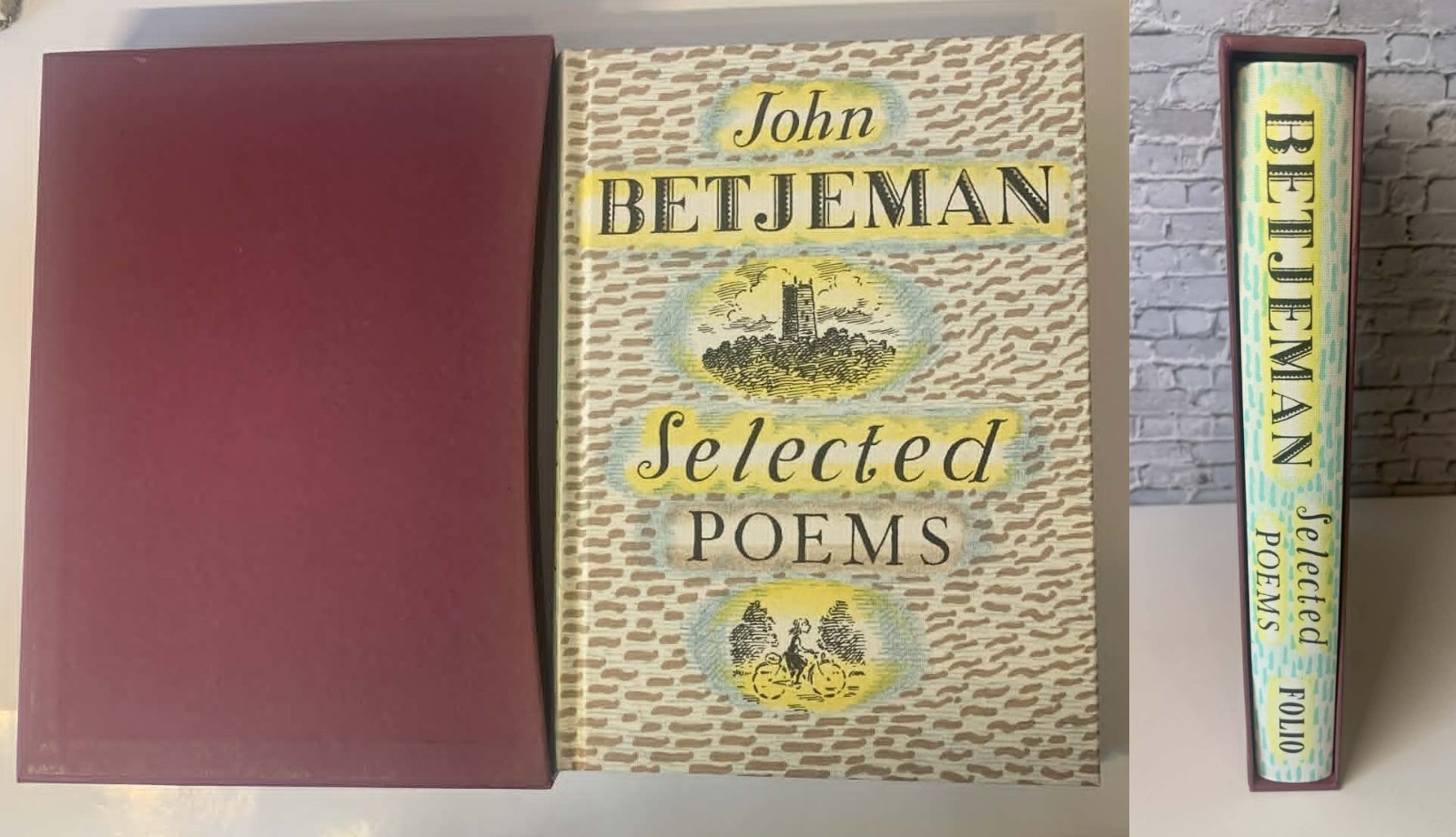 John Betjeman Selected Poems Folio Society 2004 Peter Bailey Illus. w Slipcase