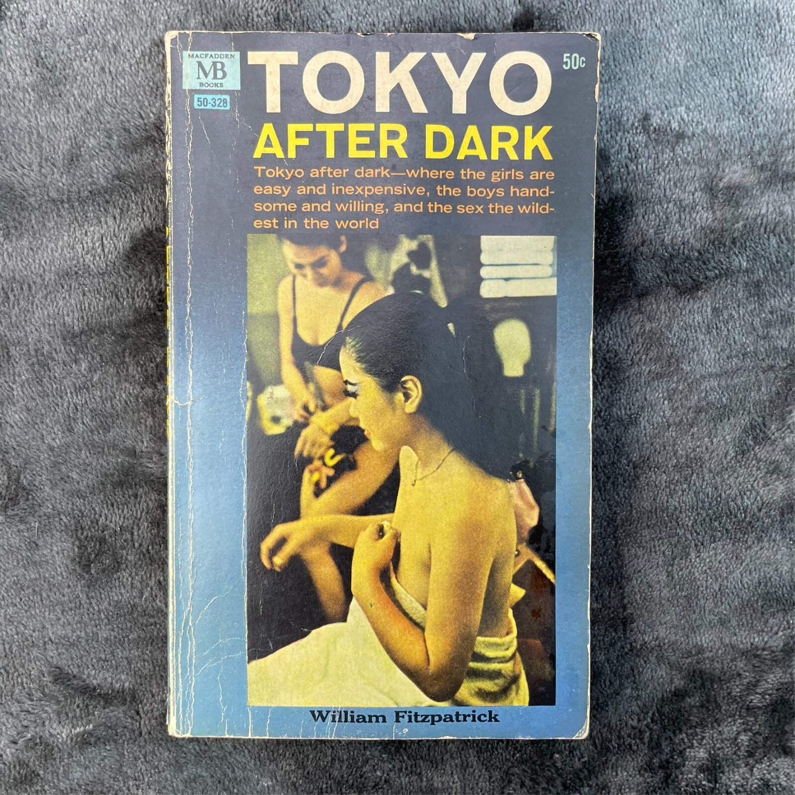 Tokyo After Dark William Fitzpatrick Paperback 1966 Macfadden Bartell