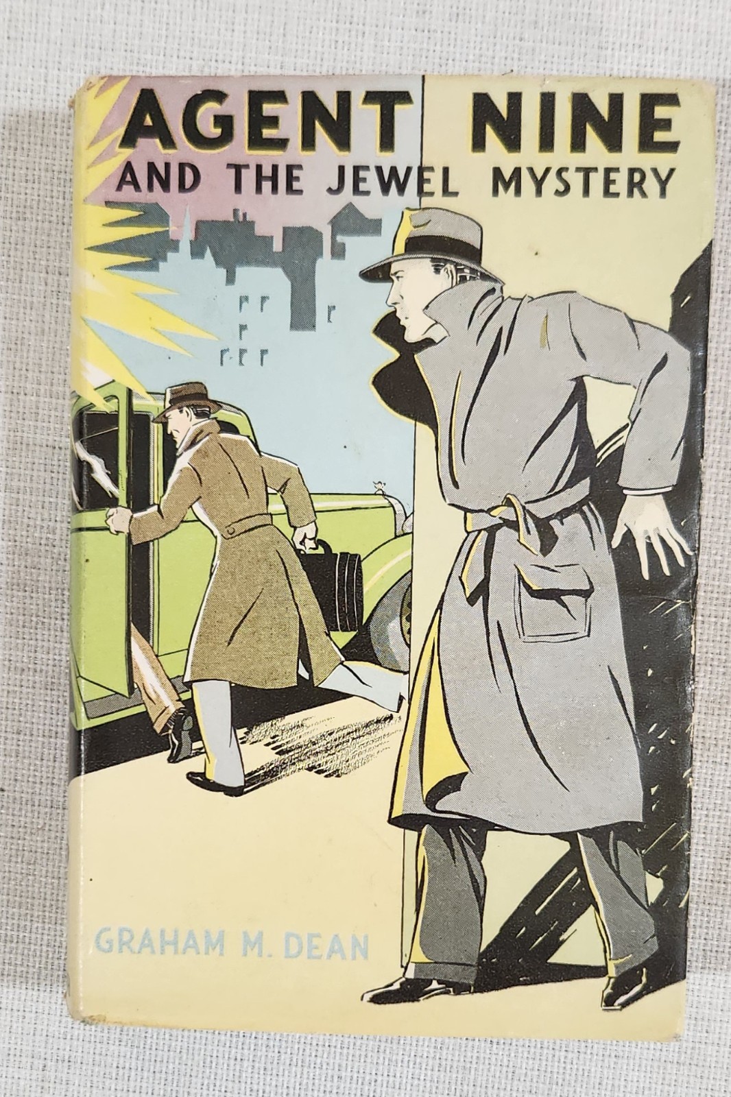 Vintage HB Book Agent Nine & the Jewel Mystery by Graham Dean Youth Fiction 1935