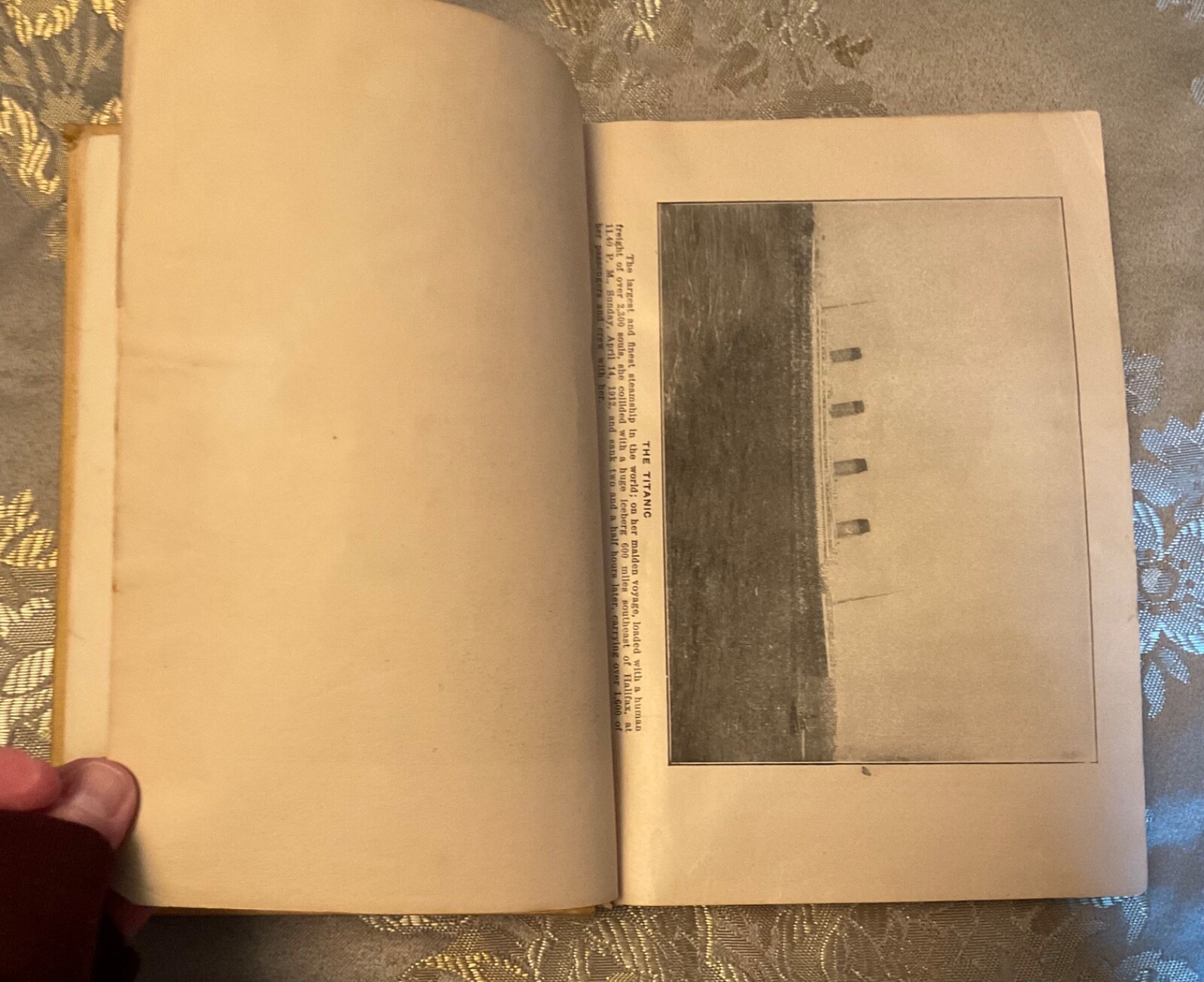 ~ IST ED 1912 LOGAN MARSHALL SINKING TITANIC GREAT SEA DISASTERS WHITE STAR LINE