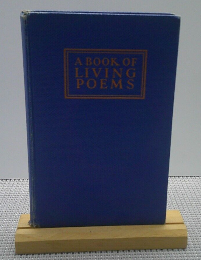 A Book of Living Poems William Bowlin 1934 Albert Whitman & Co HC