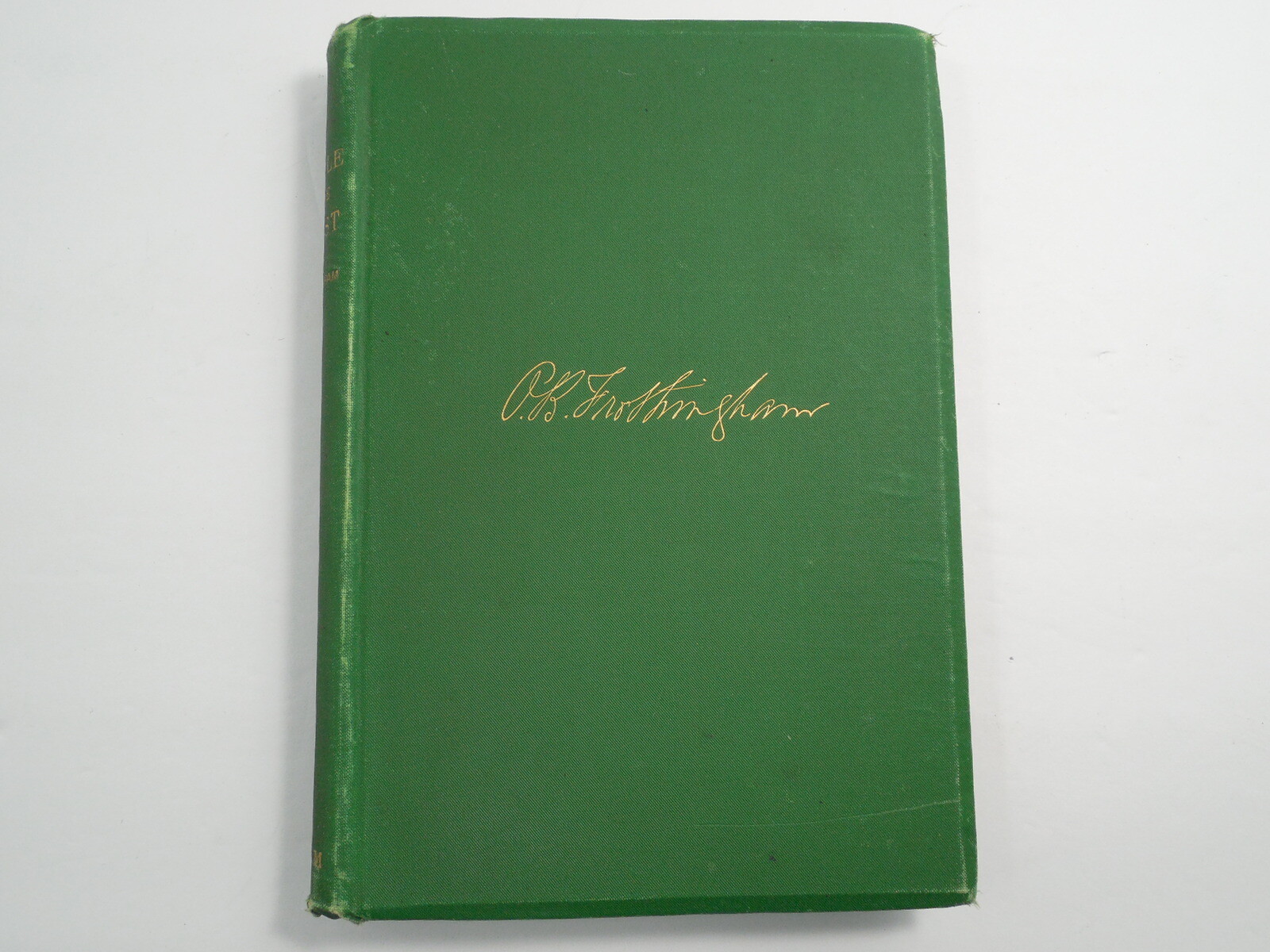 The Cradle of the Christ by Octavius Brooks Frothingham, 1877, 1st Edition