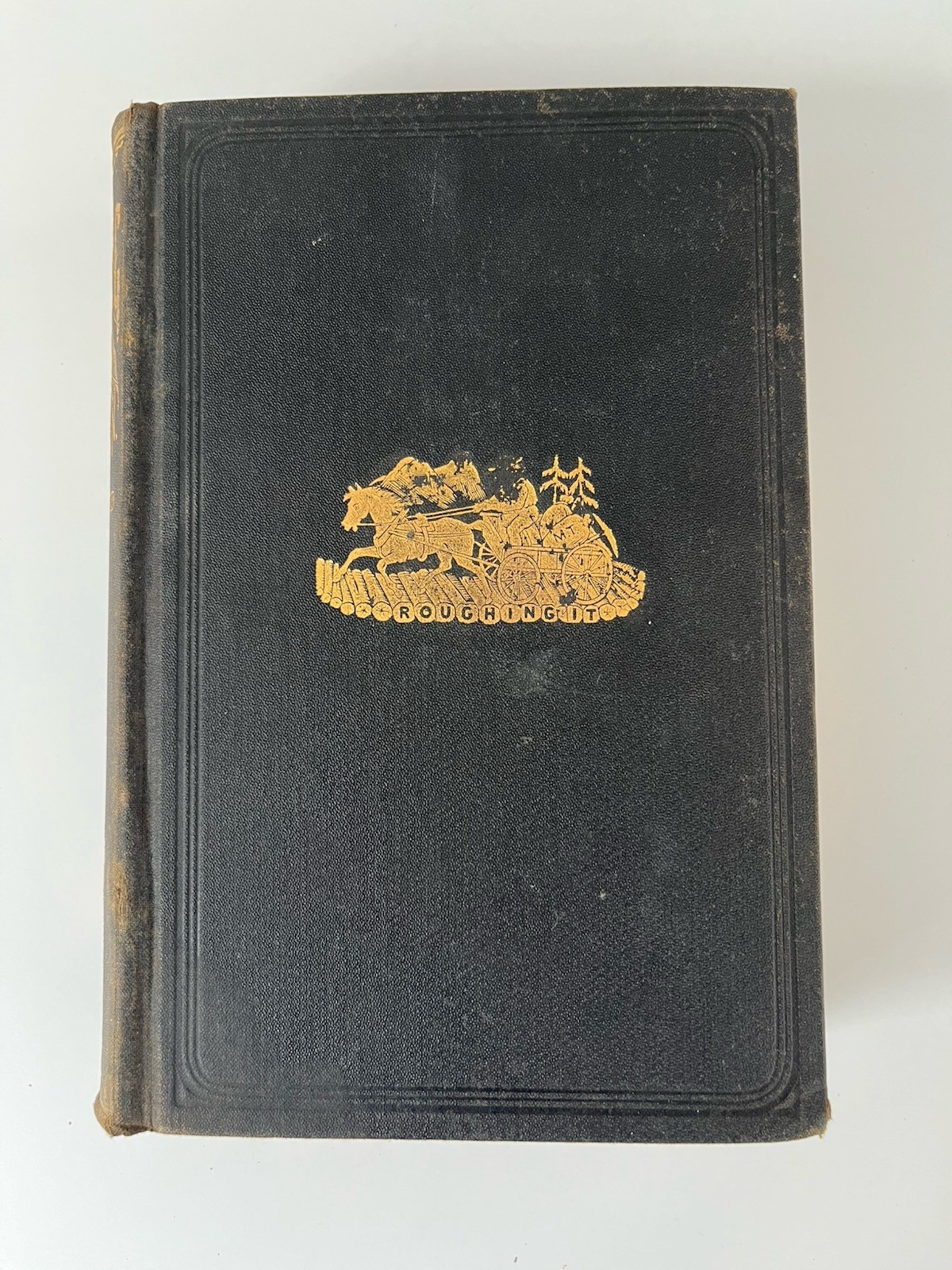 Roughing It by Mark Twain (1884) Vintage Early Printing Hardcover Book