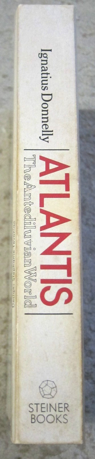 Rare Atlantis~The Antediluvian World by Ignatius Donnelly- 1971 publication…