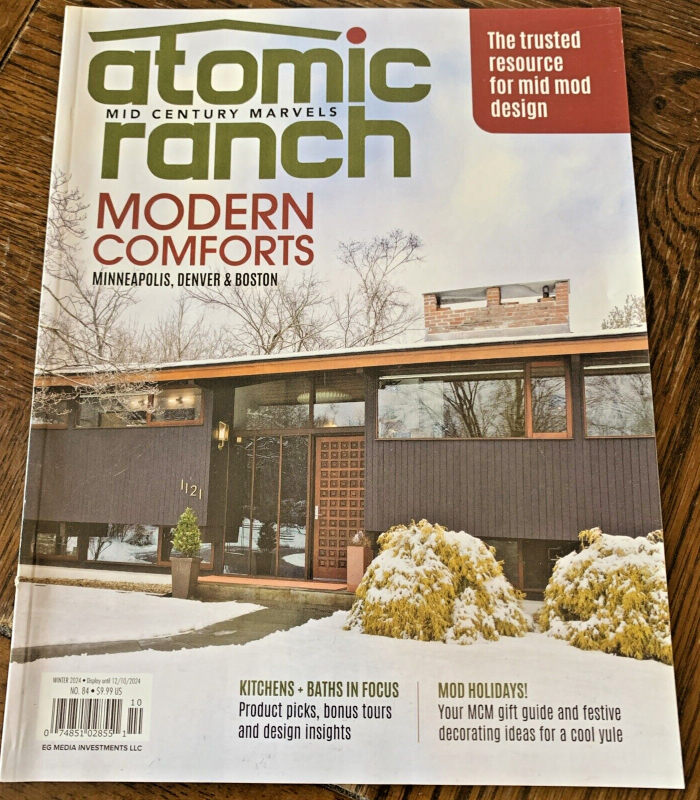 Atomic Ranch Magazine | Winter 2024 | Modern Comforts NEW Issue 84