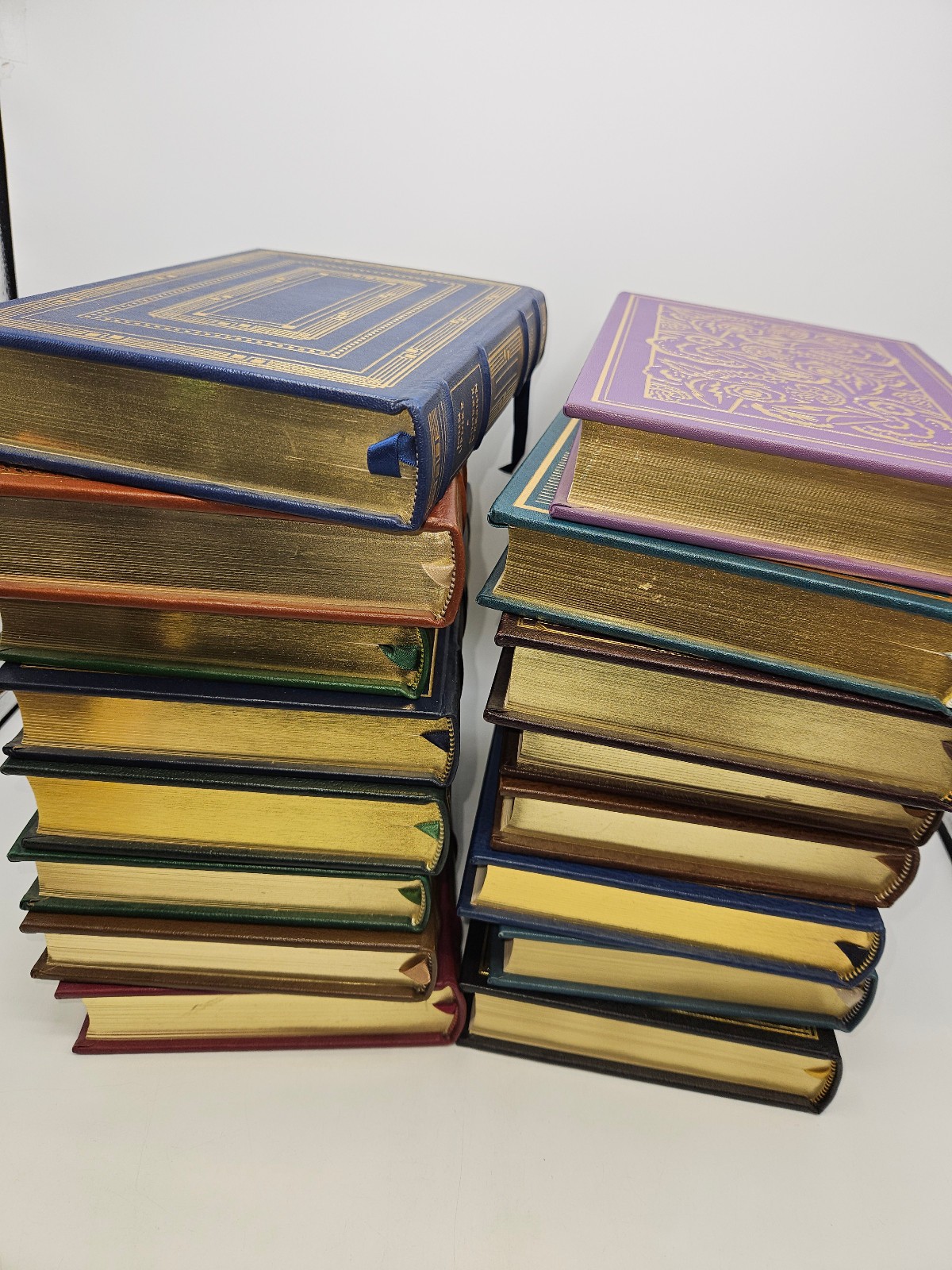 ?(16) ALL-SIGNED 1st Edition Franklin Library Leather Collectible Book Lot