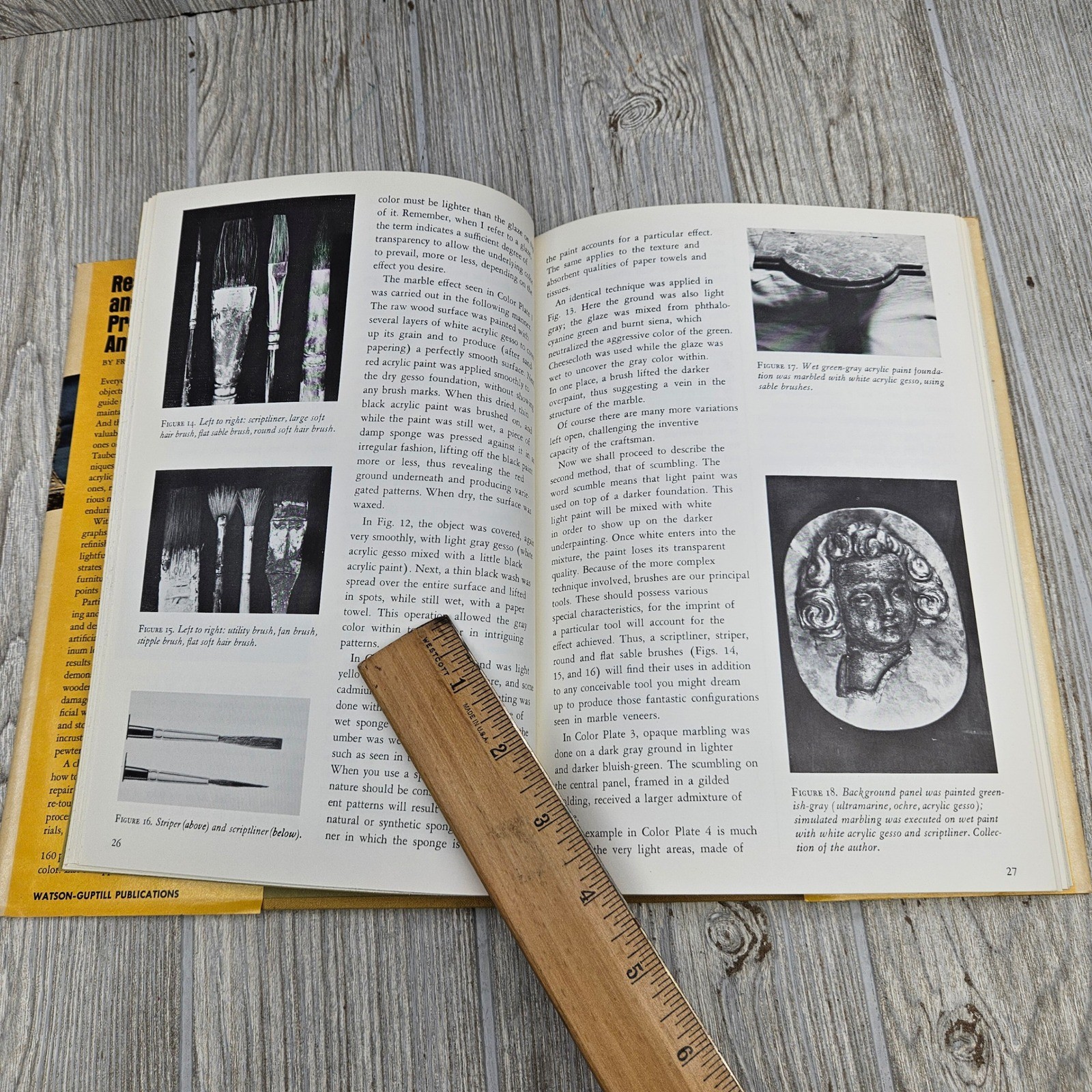 Restoring and Preserving Antiques Frederic Taubes 1971 Hardcover Watson-Guptill
