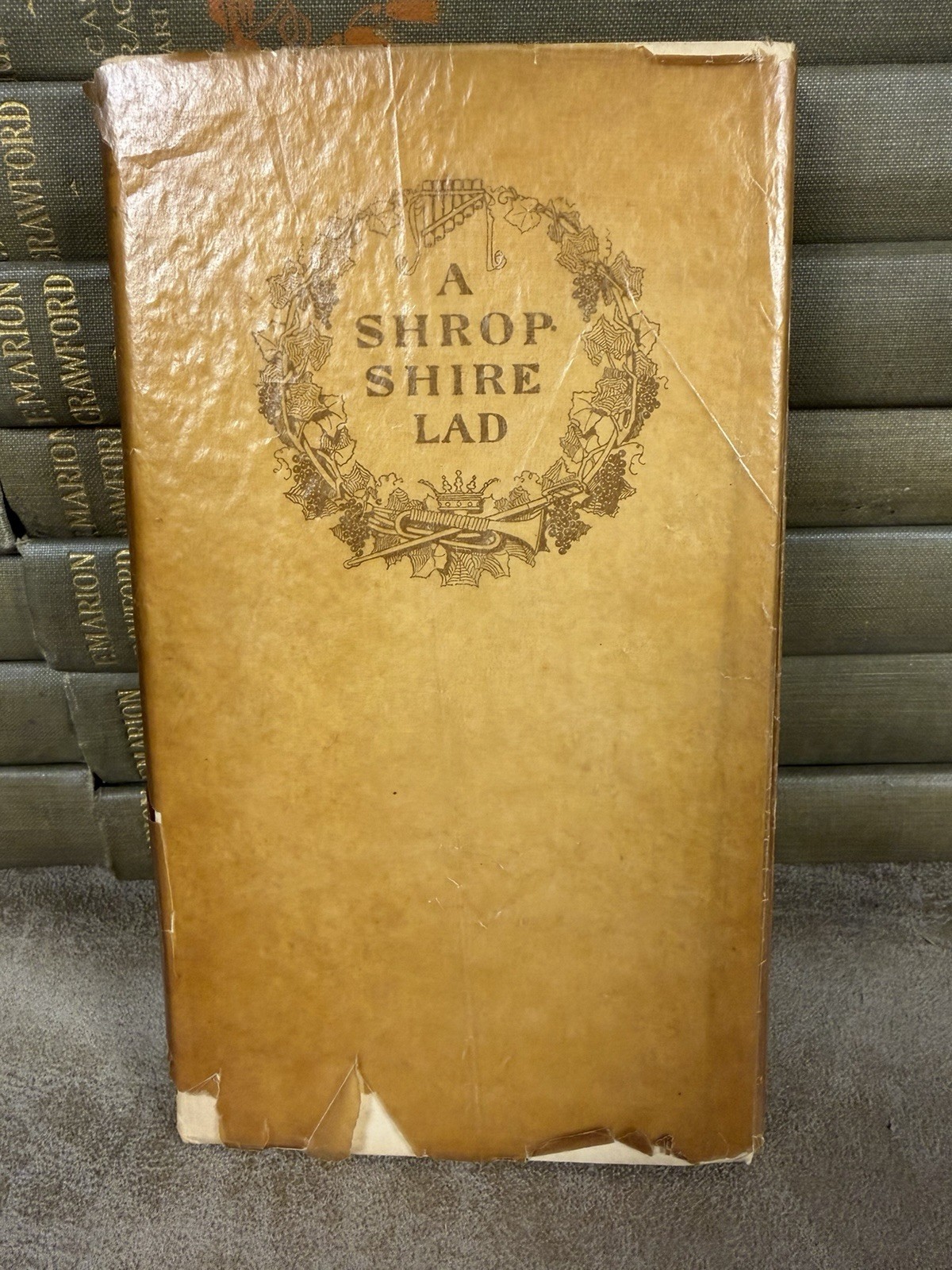 Antique 1906 Book A Shropshire Lad By A E Housman 925 Copies on Van Gelder Paper