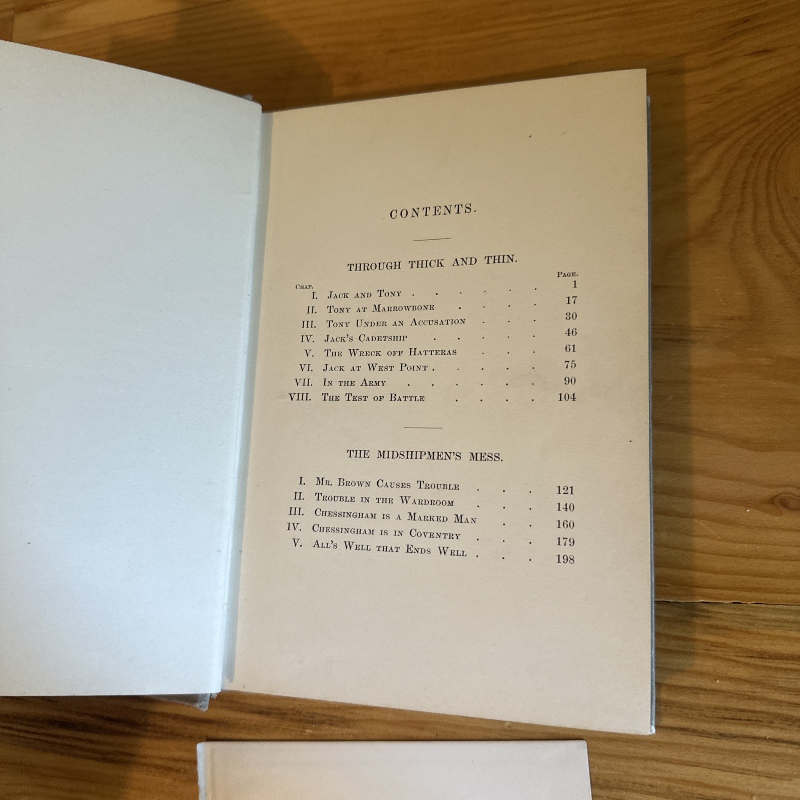 Through Thick and Thin & The Midshipmen’s Mess Seawell, Molly. First Edition