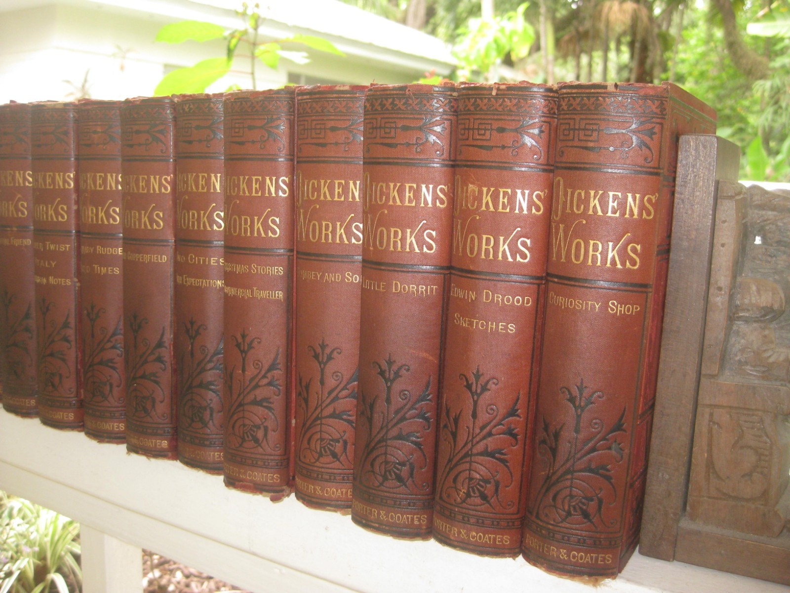 Dickens‘ Works Author’s Edition, set with 14 of 15 vols., Porter & Coates, 1867