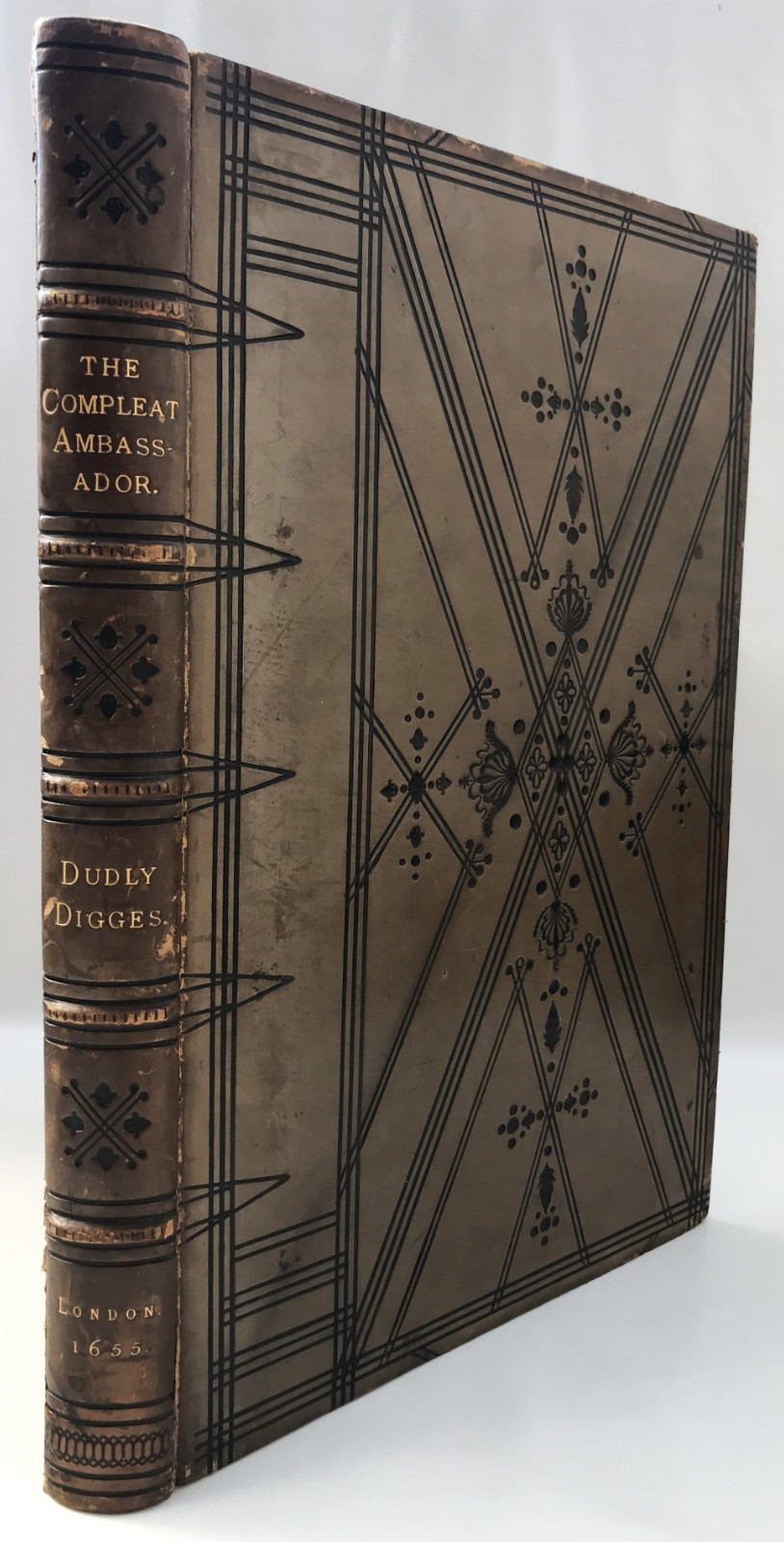 1655 Digges COMPLEAT AMBASSADOR First Ed. Intended Marriage Q. Elizabeth Letters