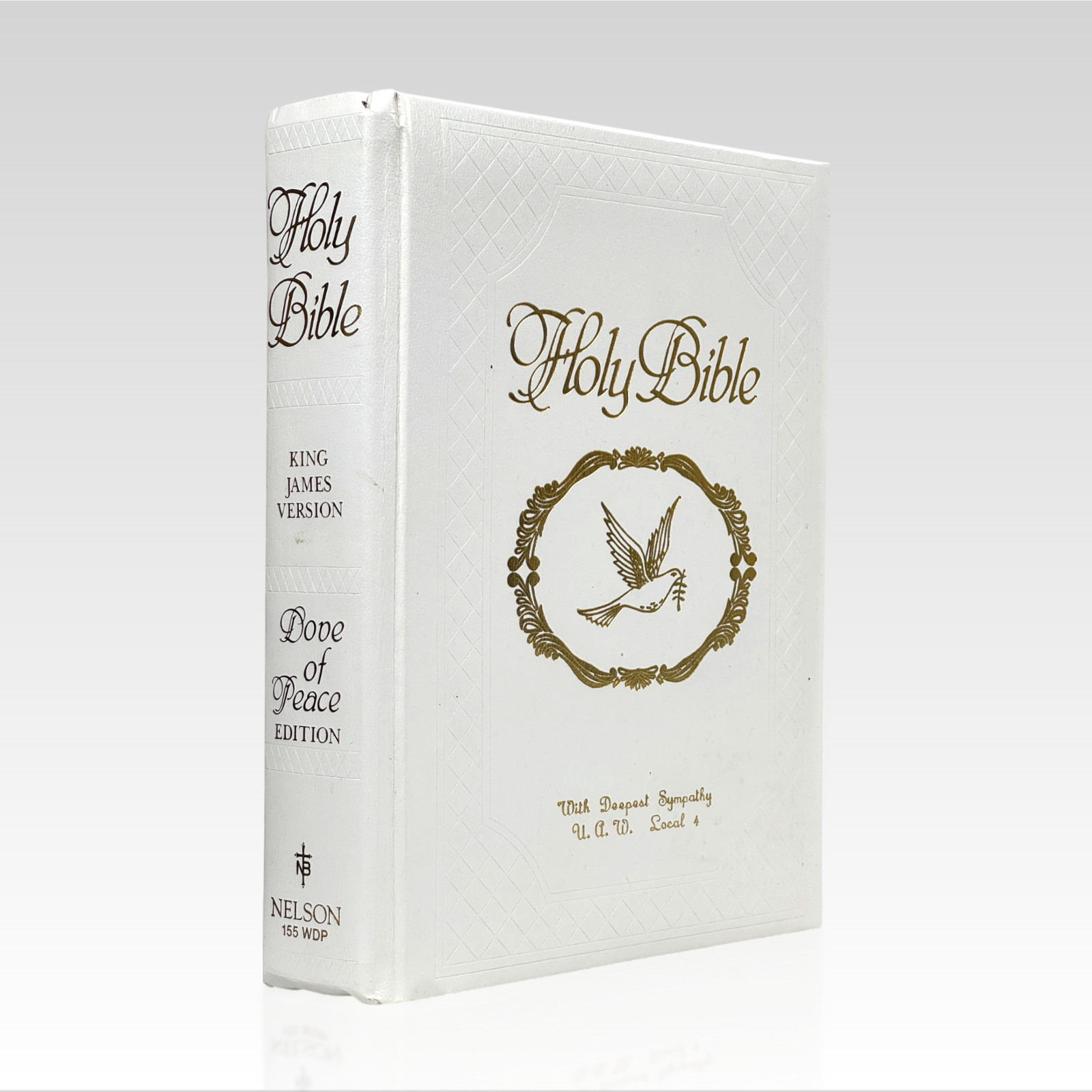 1971 Holy Bible KJV Dove of Peace Edition VINTAGE VG