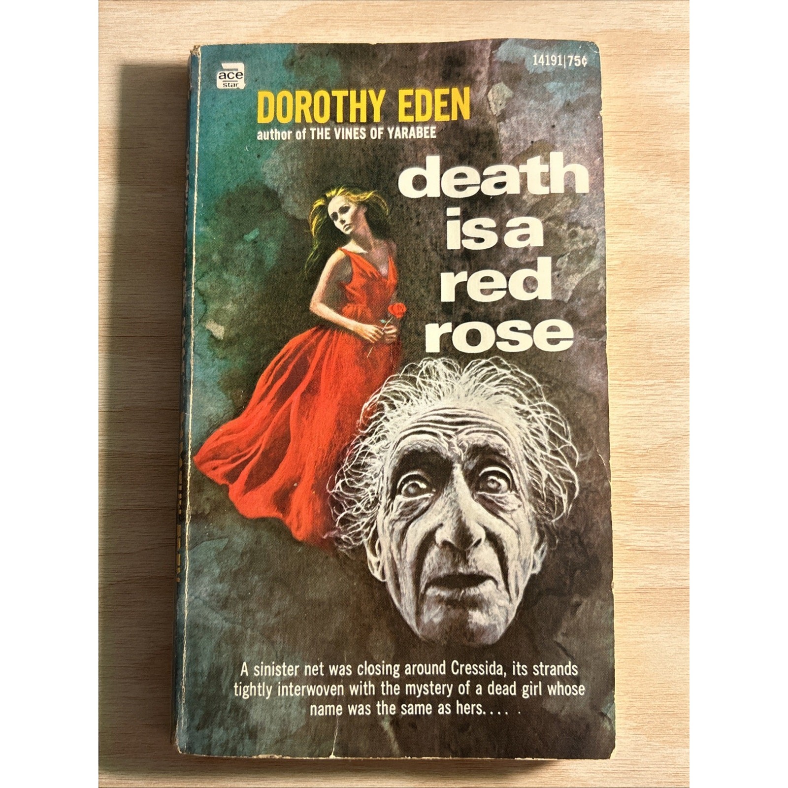 Death Is A Red Rose By Dorothy Eden Vintage Gothic Horror Mystery Paperback Book