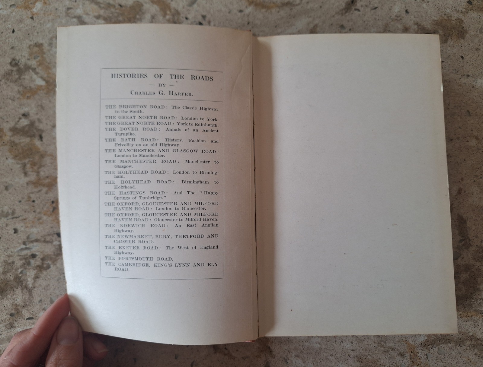 The Brighton Road by Charles G. Harper 1922 Edition Hardcover Travel Book