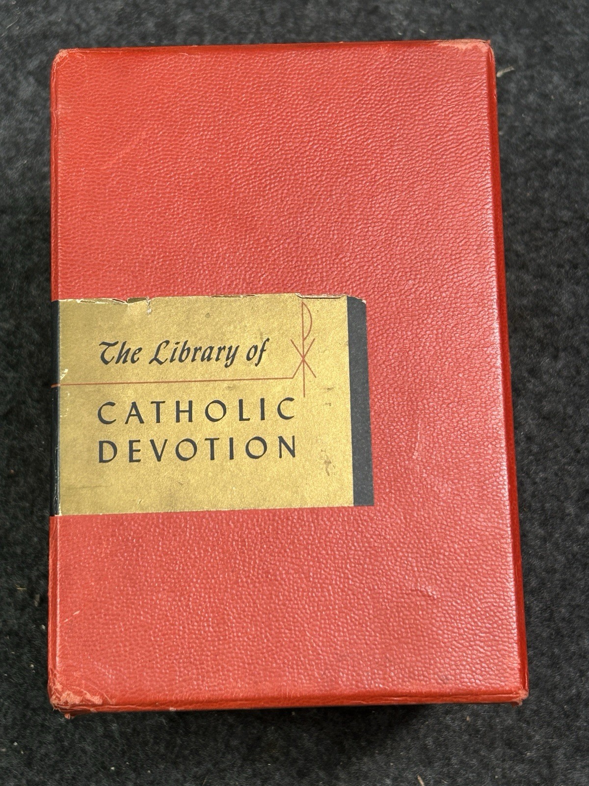 Library Of Catholic Devotion 3 Book Set In Box – Copyright 1954