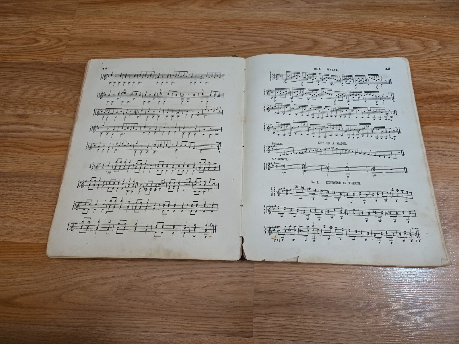 Progressive & Complete Method Spanish Guitar N. P. B. Curtiss 1878 Ditson Boston