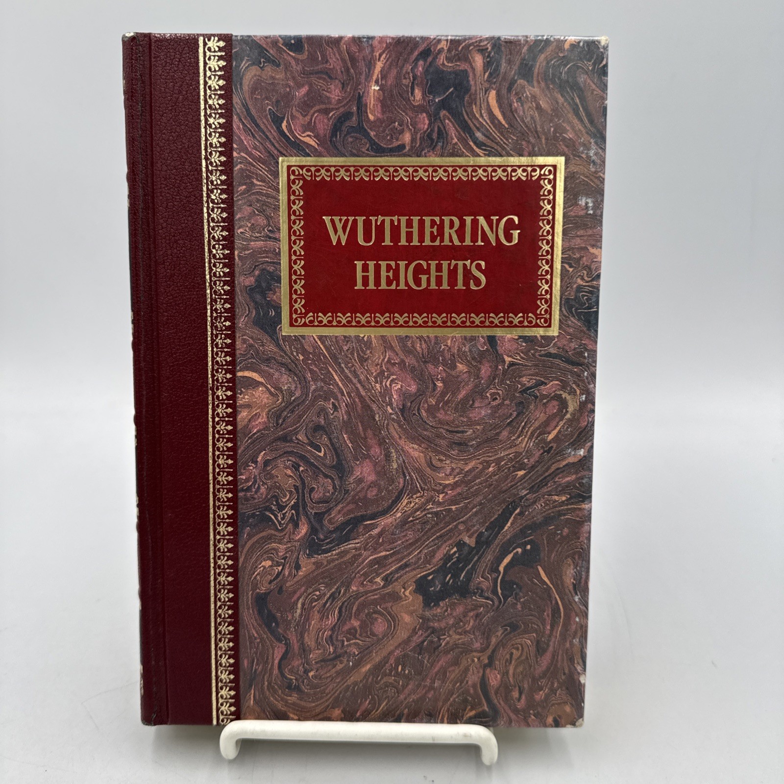 Wuthering Heights Bronte Bonded Leather-Gilded 1983 Chatham River Press