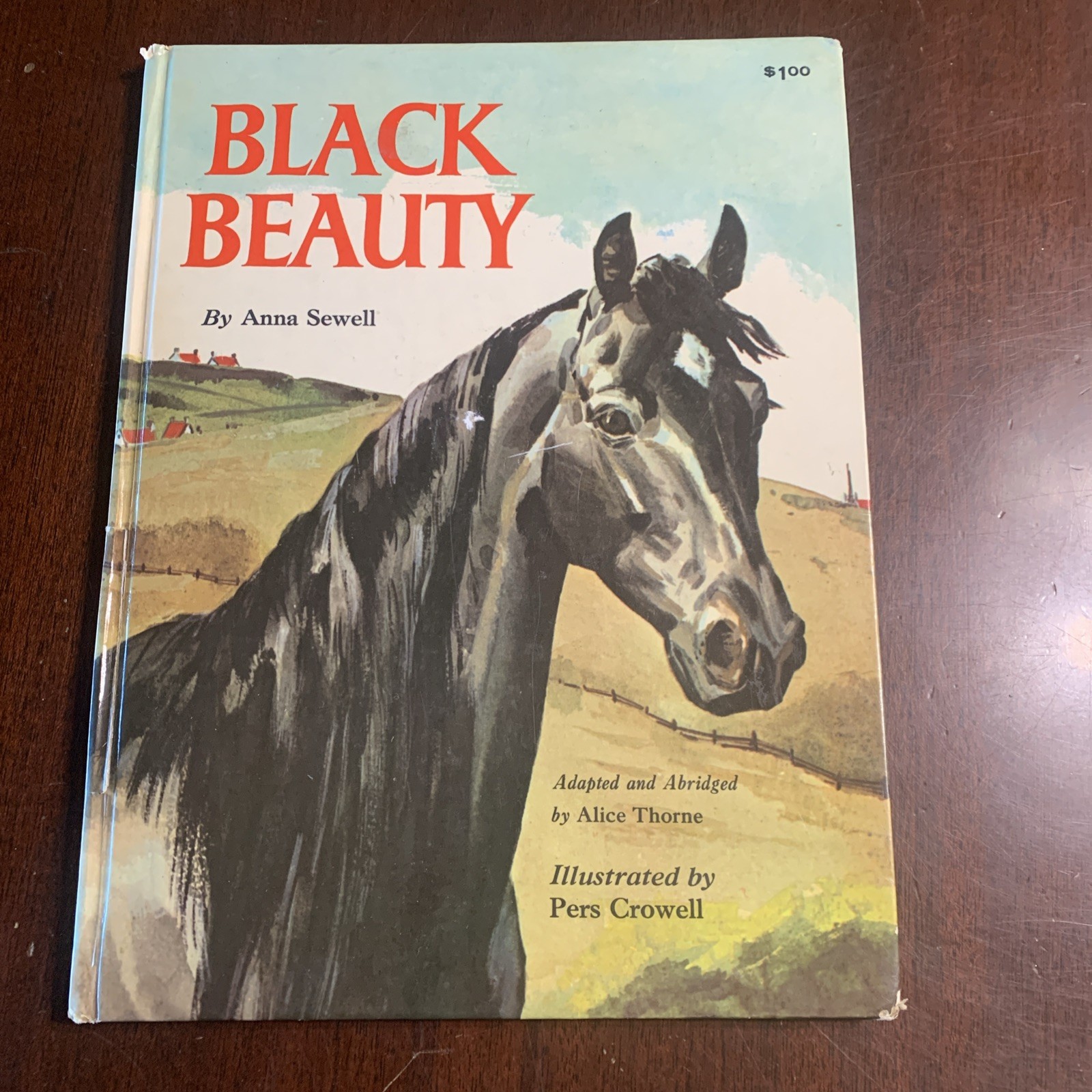 VINTAGE 1962 BLACK BEAUTY by Anna Sewell 11 by 8.5