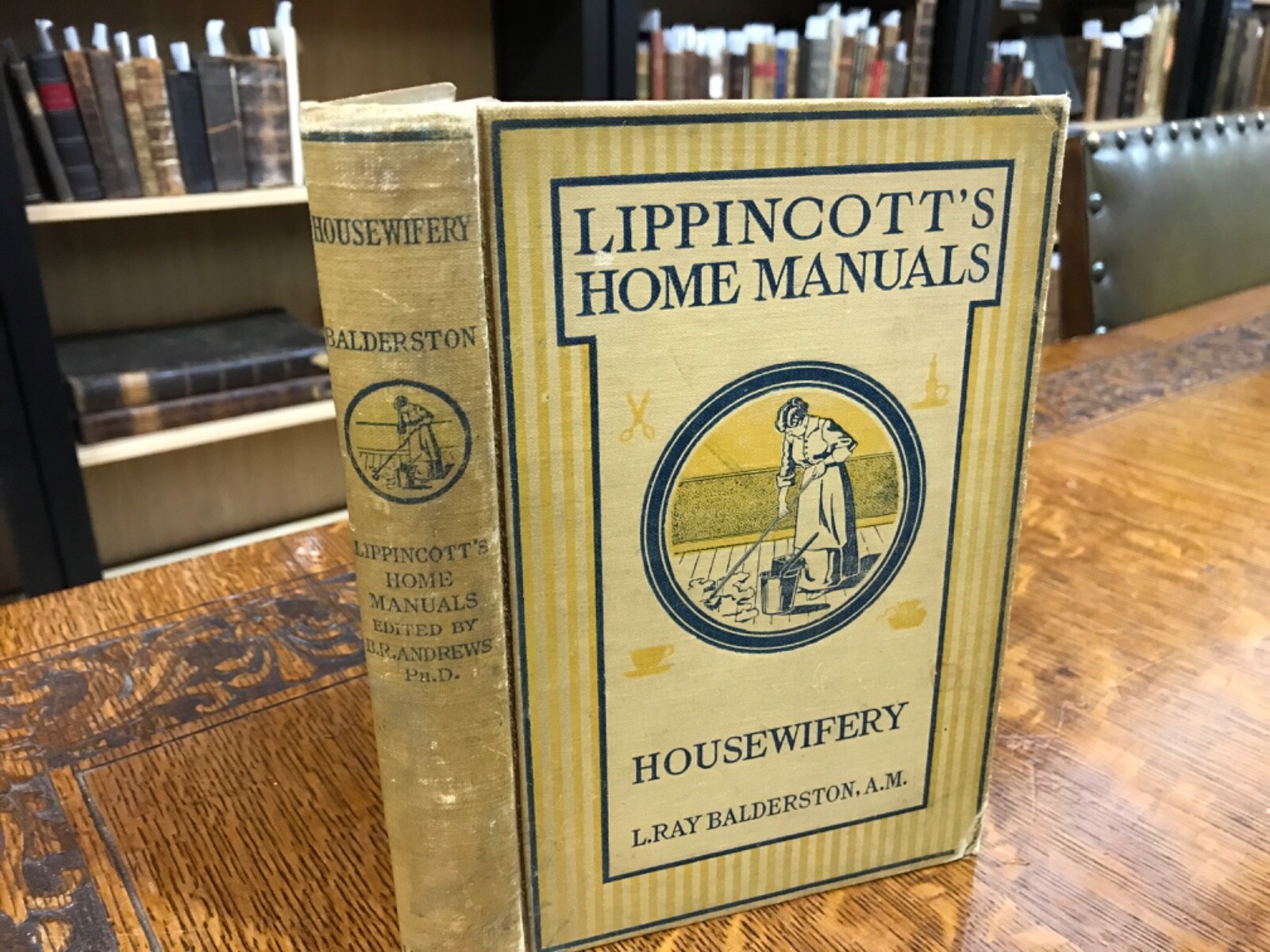 1919 Housewifery: A Manual and Text Book of Practical Housekeeping Illustrated