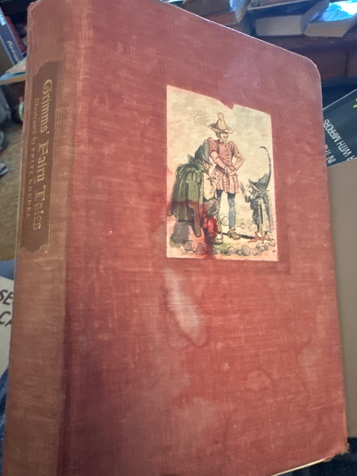 Grimm’s Fairy Tales Illustrated by Fritz Kredel 1945 HC VG
