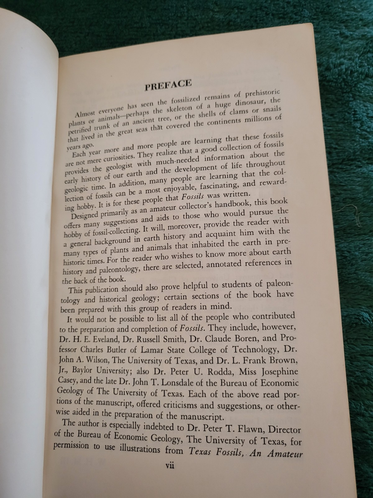 Fossils An Introduction to Prehistoric Life William H. Matthews Vintage PB Every