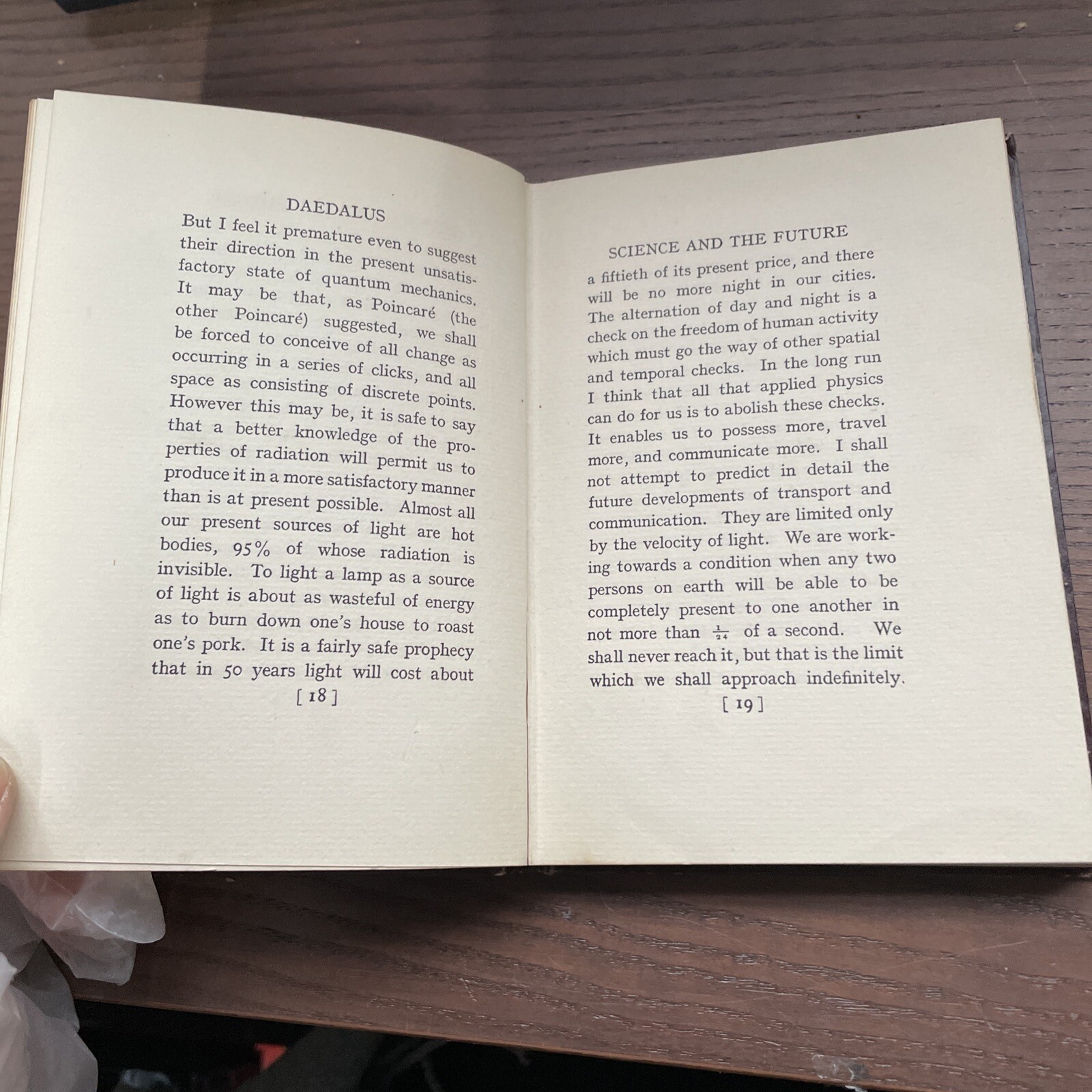 Daedalus Or Science & The Future – J. B. S. Haldane – 1930