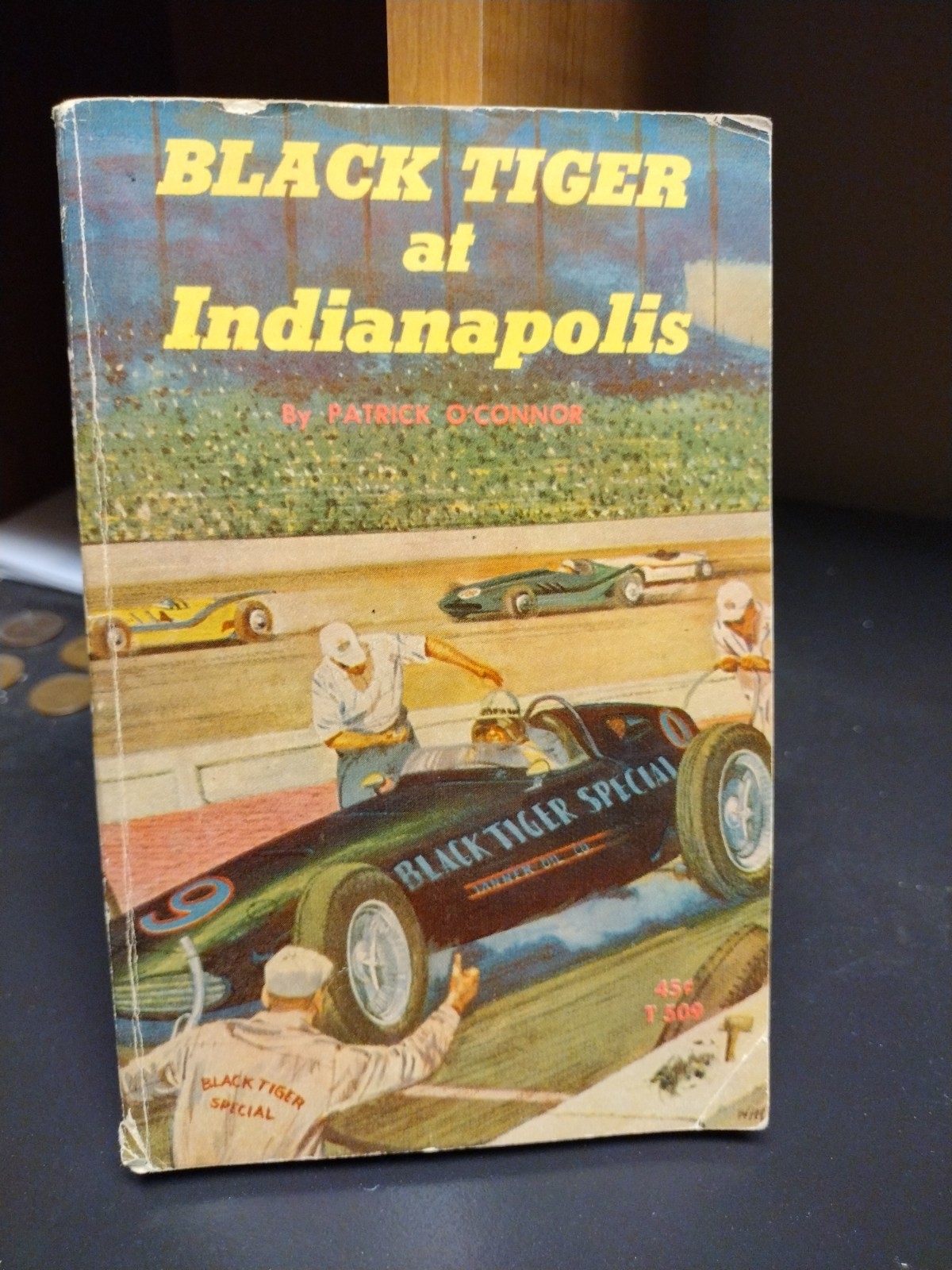 Black Tiger at Indianapolis Patrick O’Connor Scholastic Book Services 1964 PB