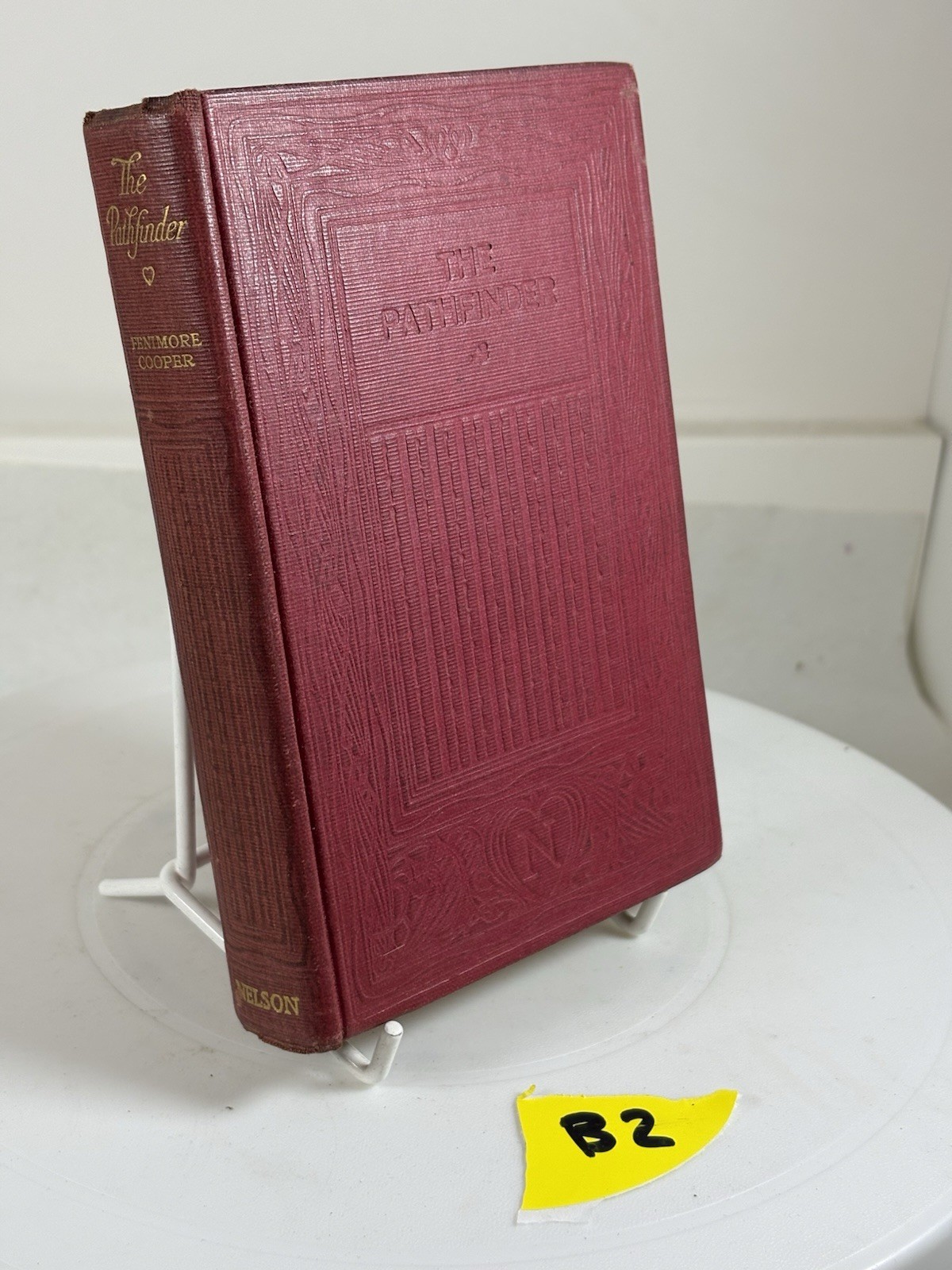 Antique Book The Pathfinder By Fenimore Cooper T. Nelson And Sons