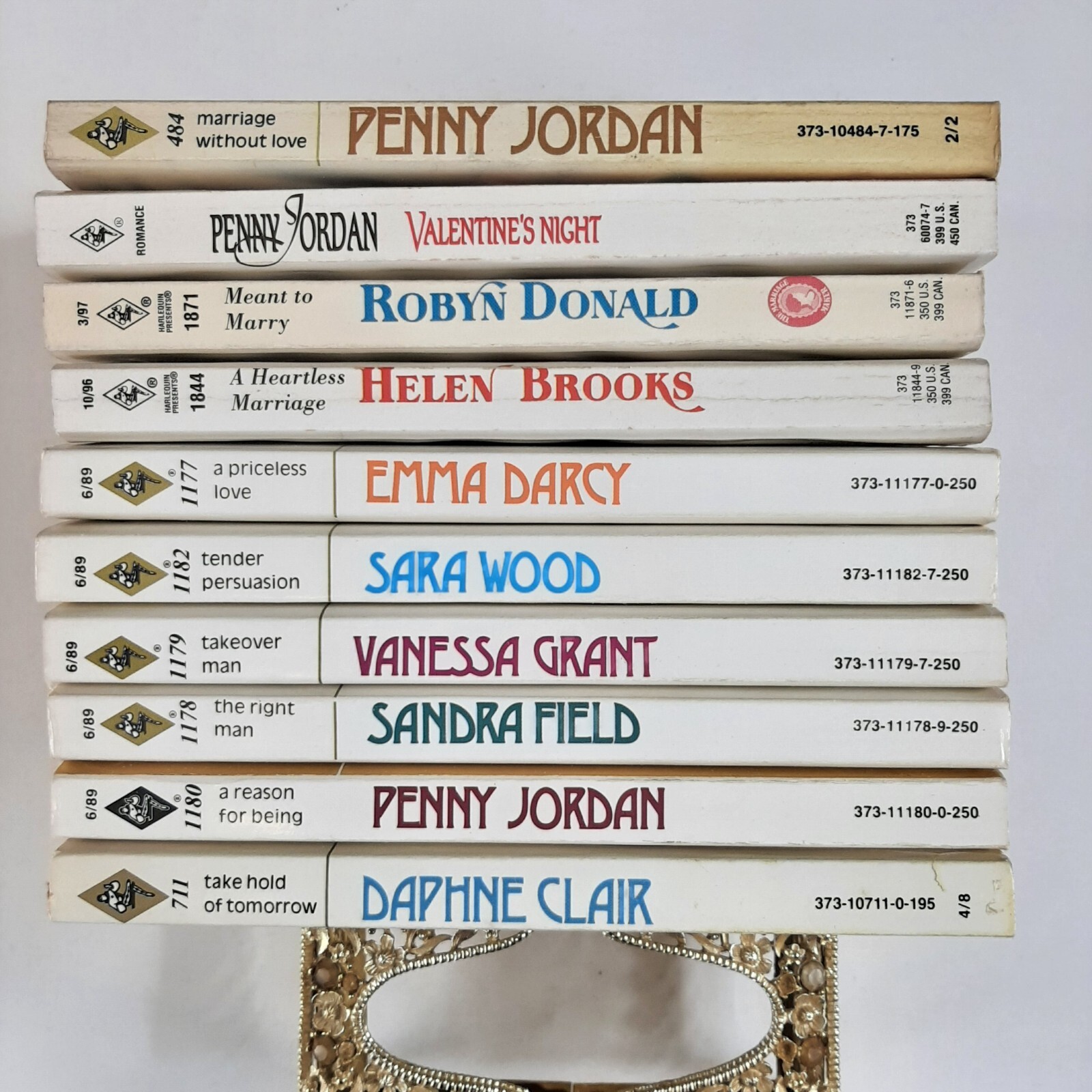 10 Misc. Different HARLEQUIN PRESENTS Paperback Novel Free Shipping SC books RK8