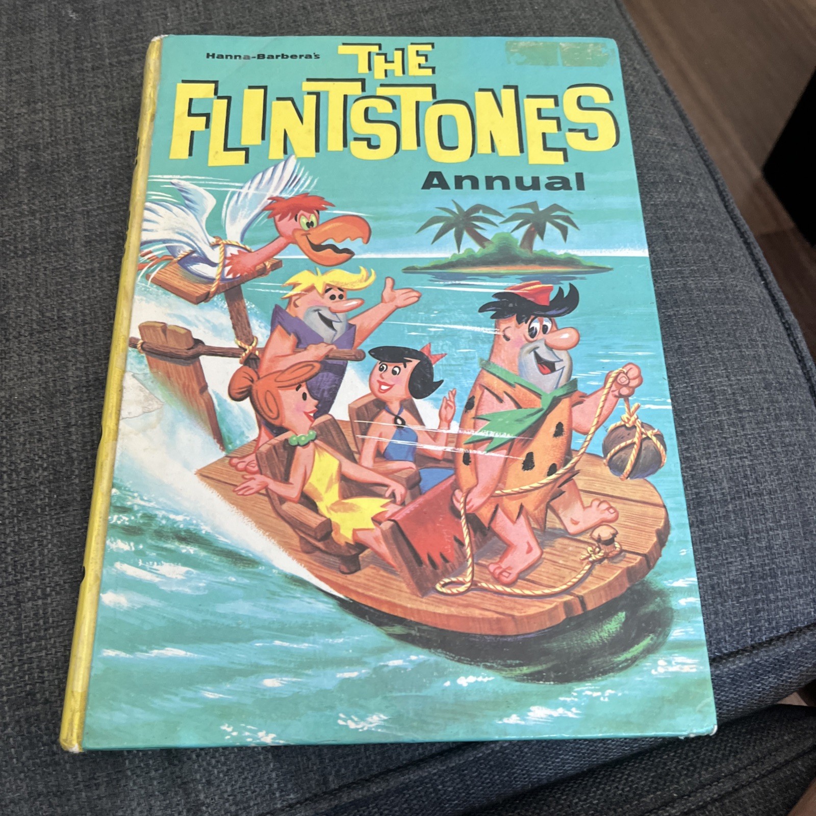 Vintage Original The Flintstones Annual 1963 Cartoons by Gene Hazelton