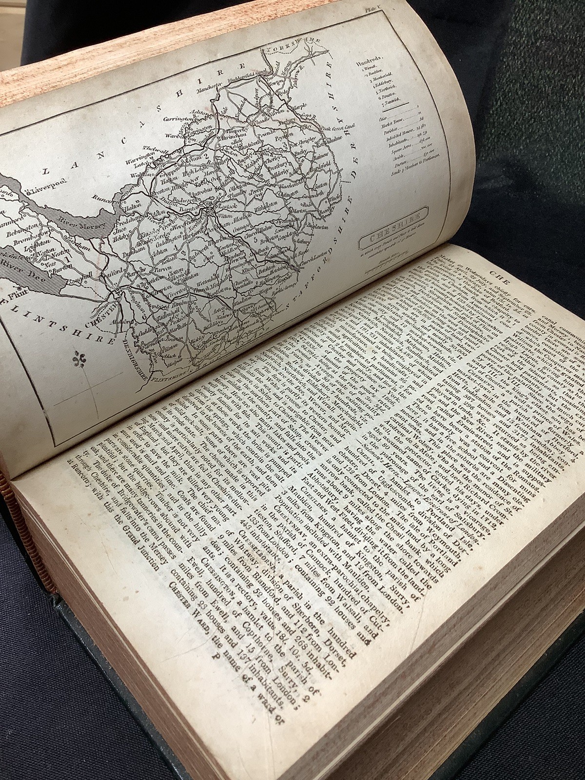 1808 46 Maps Topographical Dictionary Of United Kingdom By Capper HB