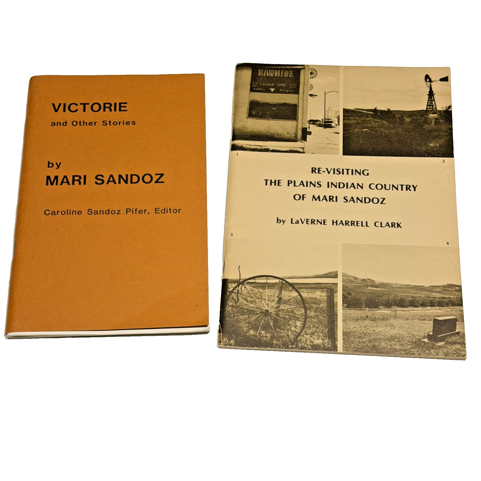 Mari Sandoz Lot 2 First Editions 1977 1986 Signed Victorie PB Rare Near Mint
