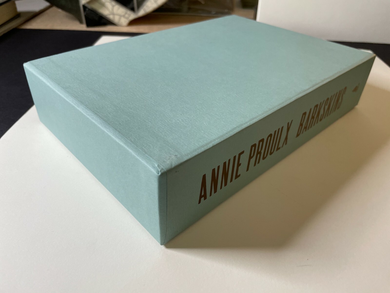 #signed E. Annie Proulx: Barkskins, slipcased, signed 1st Indiespen slipcased