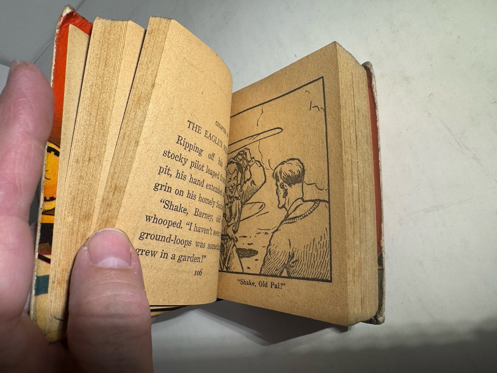 Barney Baxter Eagle Squadron 1938 Big Little Book Whitman Aviation Comic Vintage