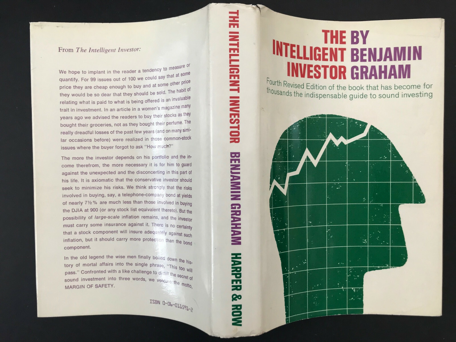 The Intelligent Investor, by Benjamin Graham -1985 – 17th Prtg. Vtg. H/C Book
