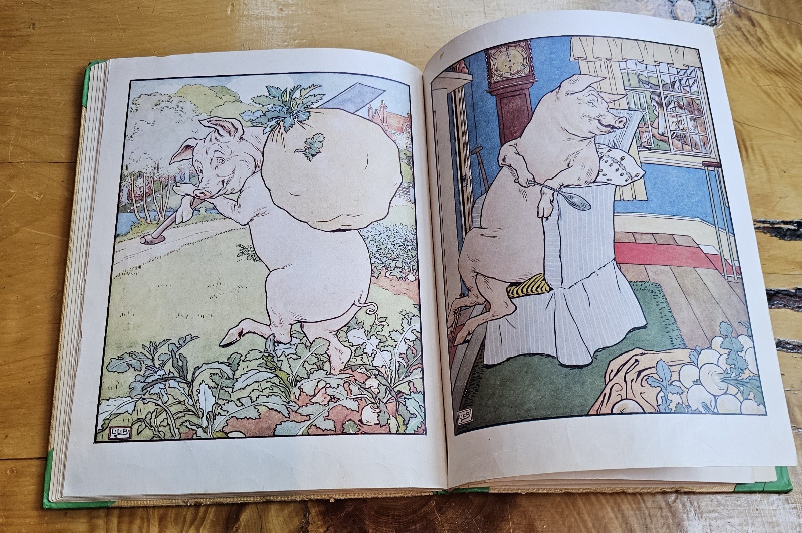 The Story Of The Three Little Pigs Leslie Brooke Frederick Warne & Co. 1930s