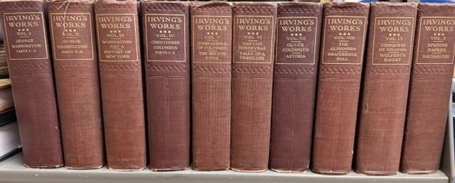 Works of Washington Irving New Hudson Edition 10 Volumes 1880 PF Collier & Son
