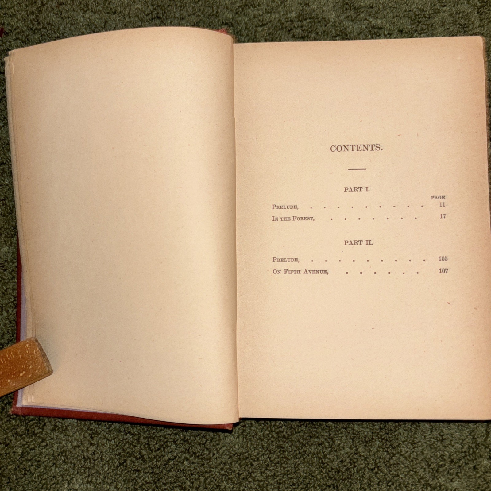 Antique 1877 Book: The Baroness of New York by Joaquin Miller