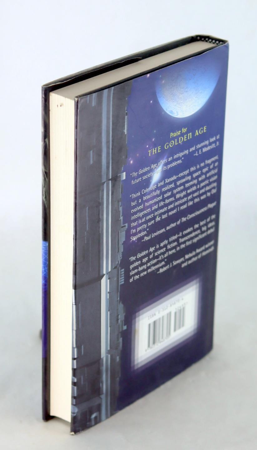 John Wright Signed 1st Ed 2002 The Golden Age Science Fiction Space Opera hC DJ